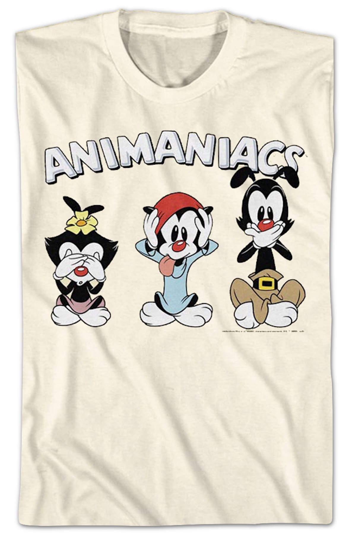See No Evil Hear No Evil Speak No Evil Animaniacs T-Shirt
