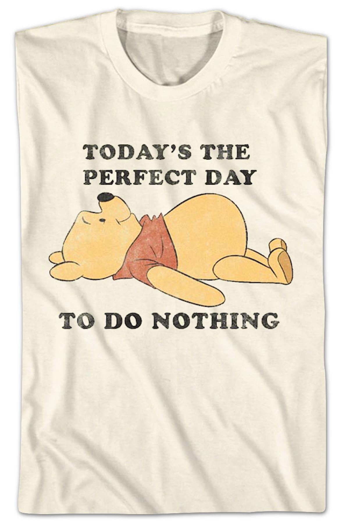 Today's The Perfect Day To Do Nothing Winnie The Pooh T-Shirt Today's The Perfect Day To Do Nothing Winnie The Pooh T-Shirt