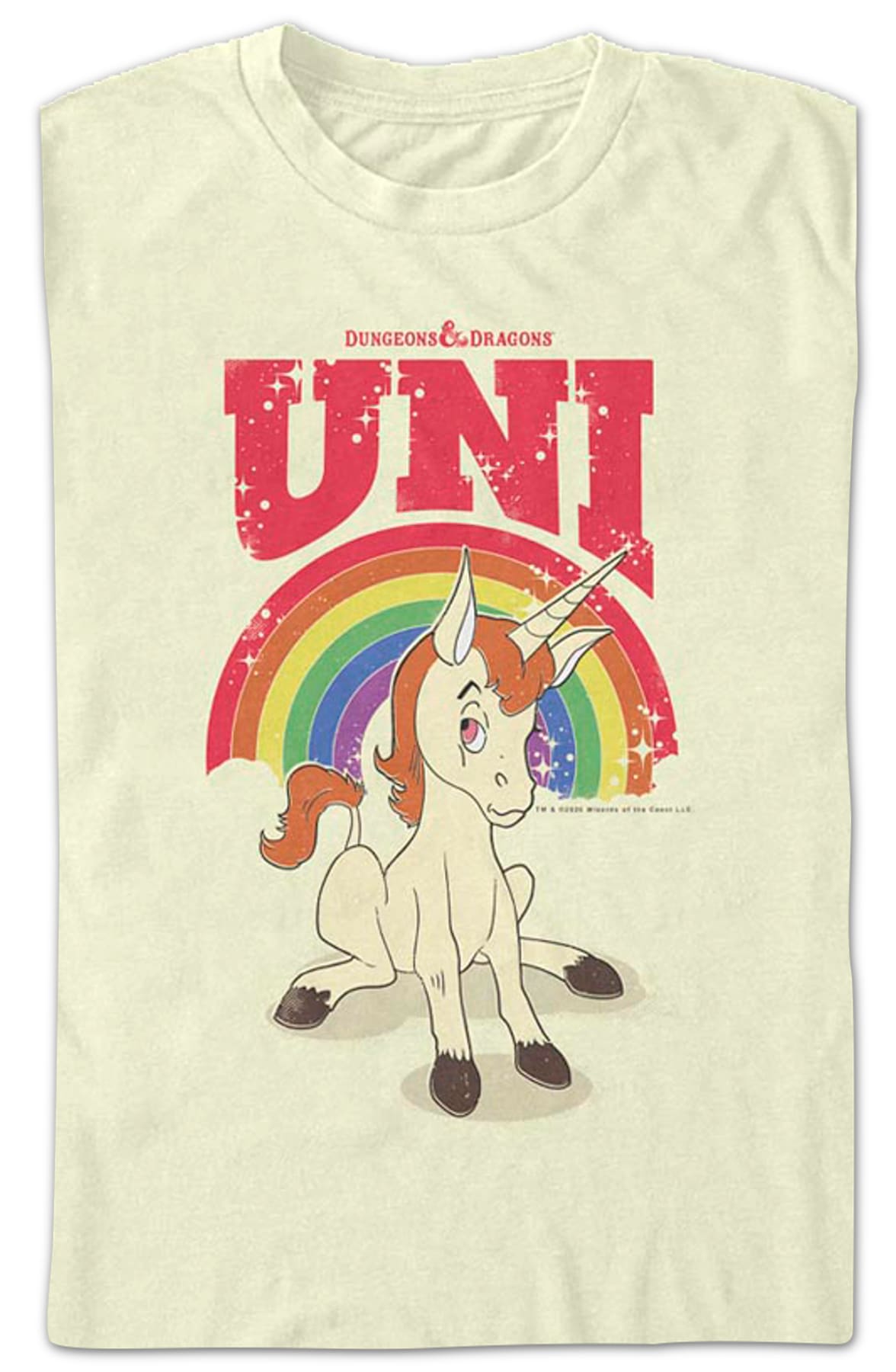 Uni Rainbow Pose Dungeons & Dragons T-Shirt Uni Rainbow Pose Dungeons & Dragons T-Shirt