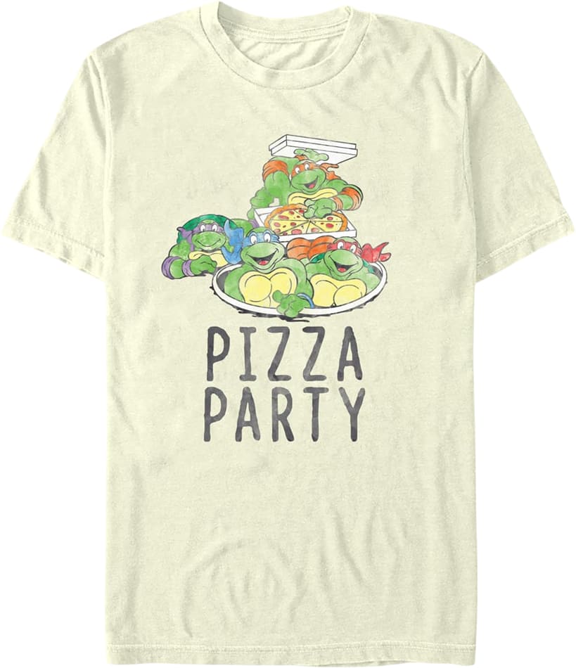 Vintage Pizza Party Teenage Mutant Ninja Turtles T-Shirt