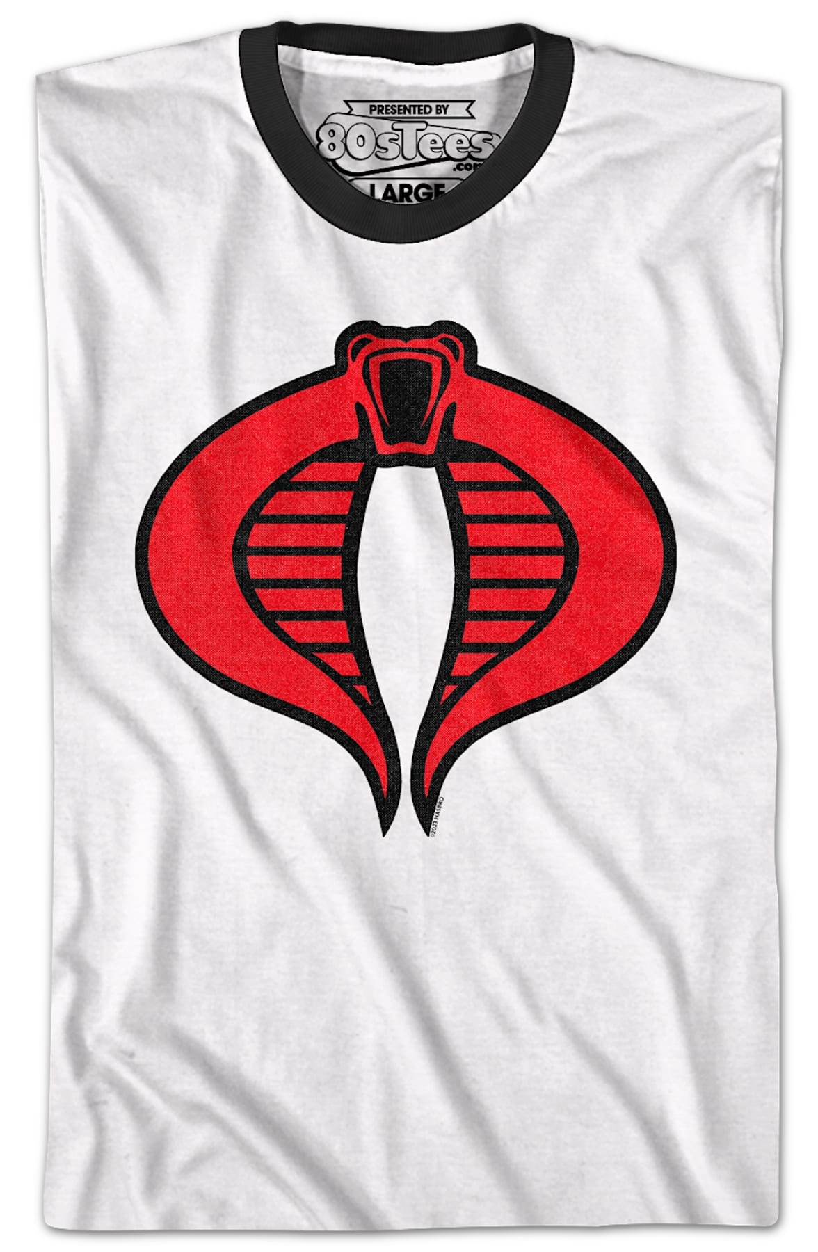 Classic Cobra Logo GI Joe Ringer Shirt Classic Cobra Logo GI Joe Ringer Shirt
