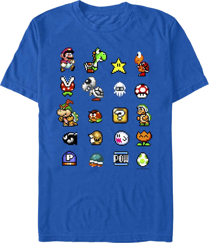 Classic Icons Super Mario Bros. T-Shirt