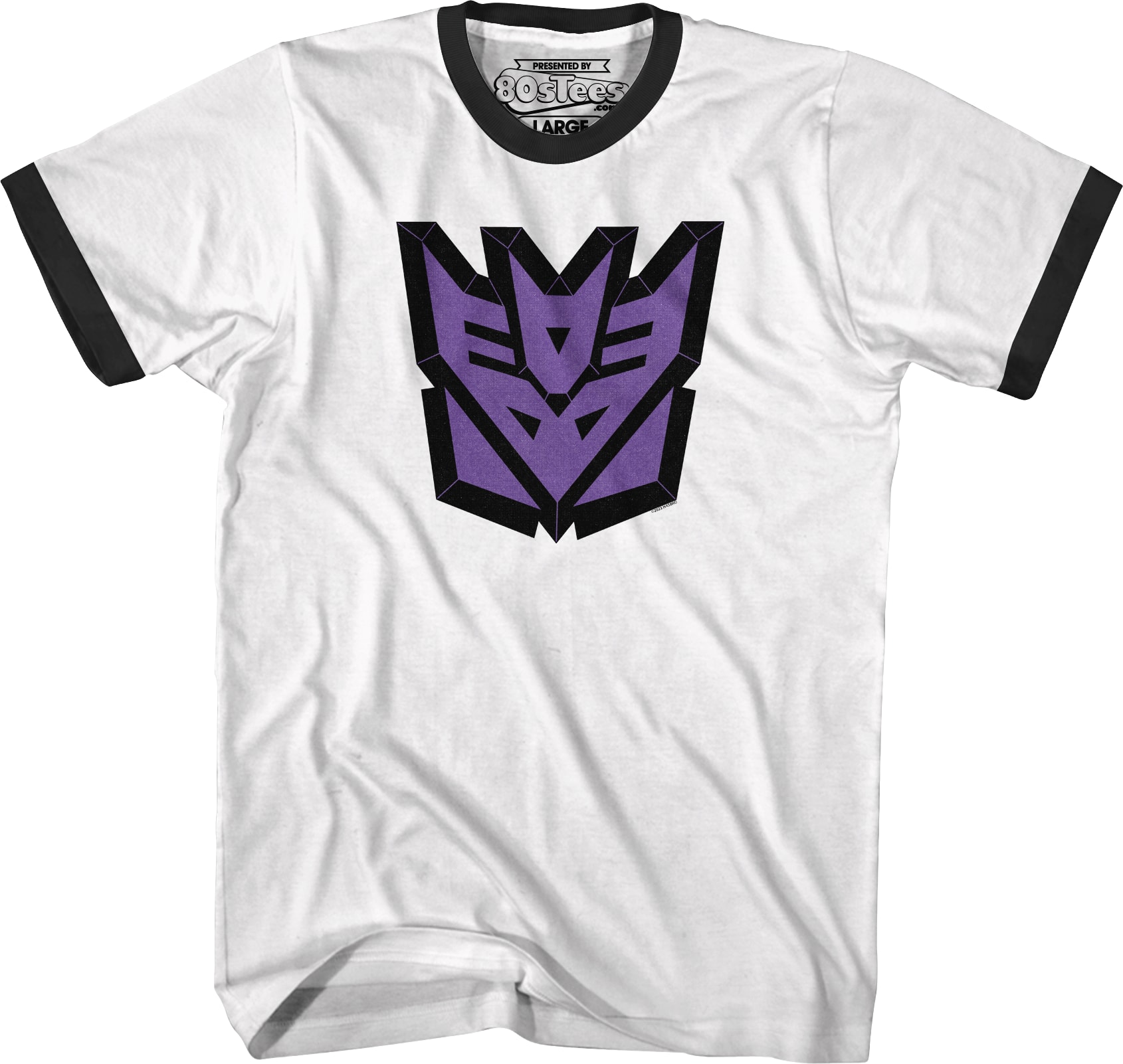 Decepticons Classic Logo Transformers Ringer Shirt