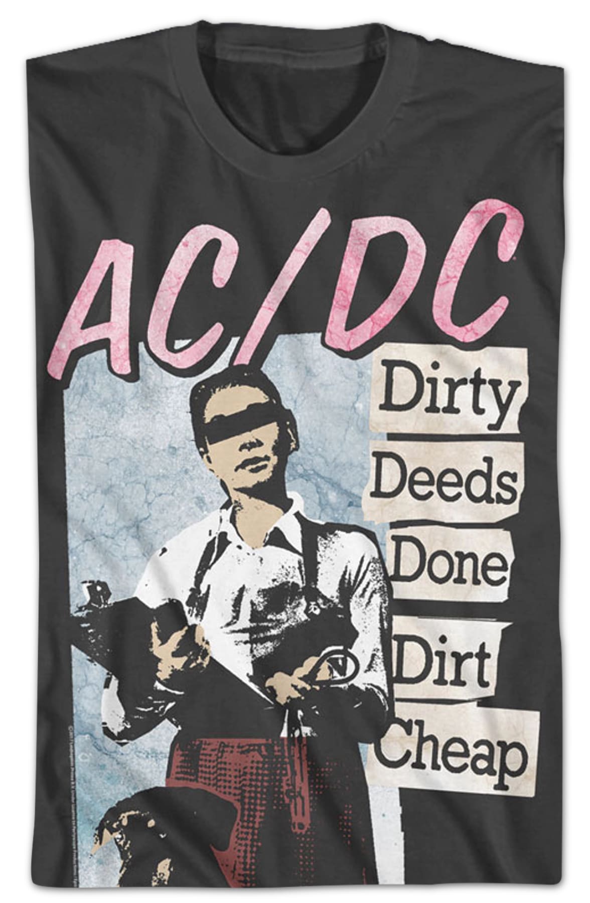 Dirty Deeds Done Dirt Cheap ACDC T-Shirt Dirty Deeds Done Dirt Cheap ACDC T-Shirt