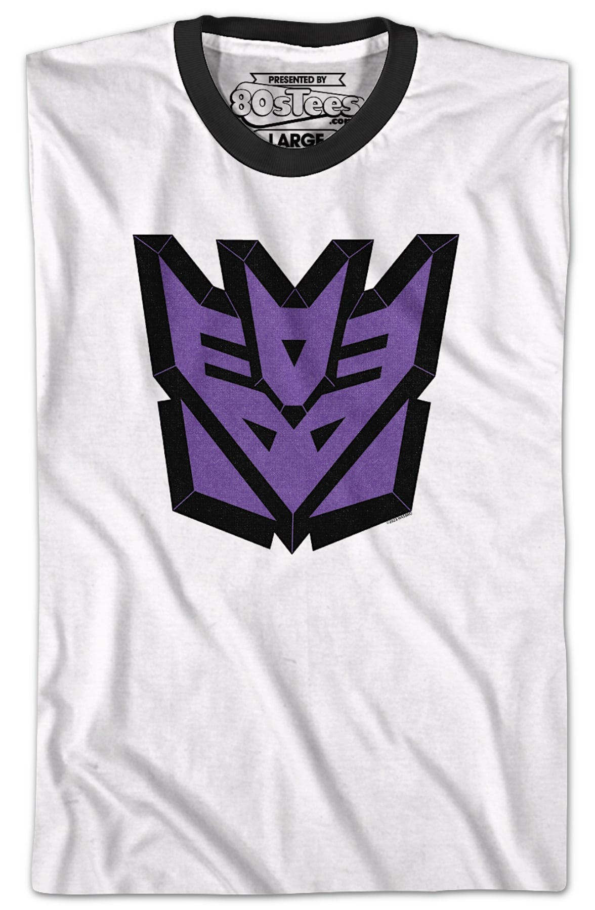 Decepticons Classic Logo Transformers Ringer Shirt