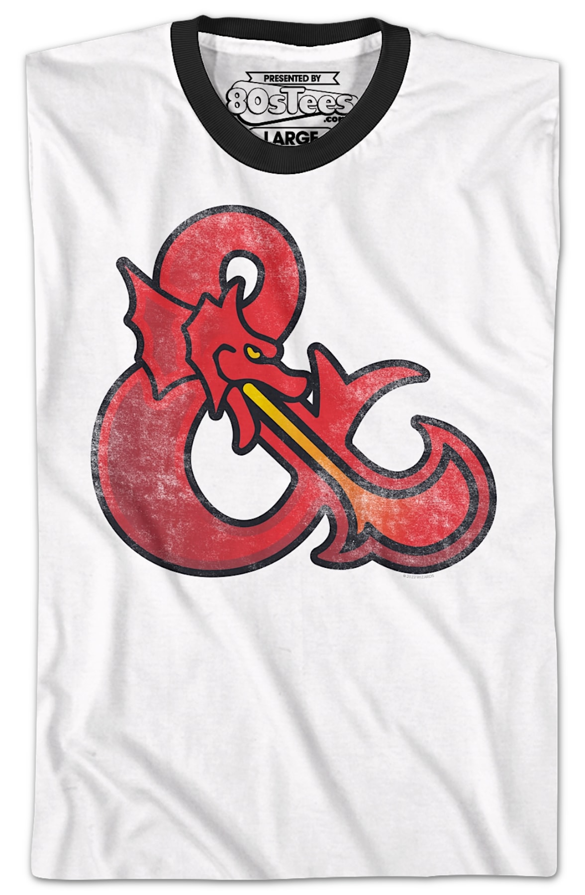Dungeons & Dragons Logo Ringer Shirt Dungeons & Dragons Logo Ringer Shirt