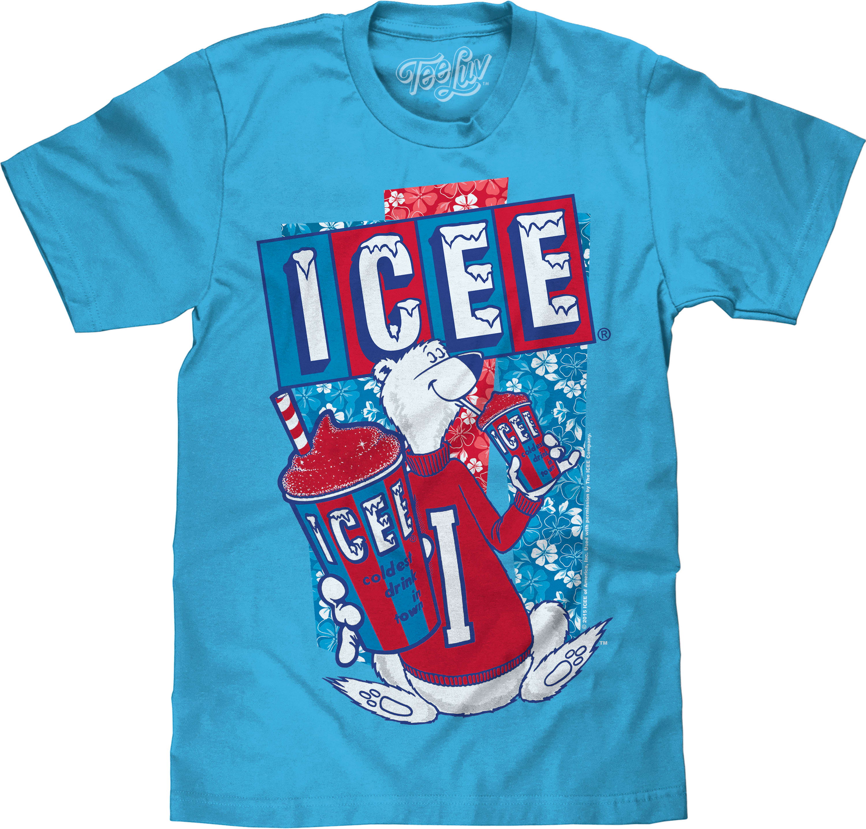 Floral Polar Bear ICEE T-Shirt