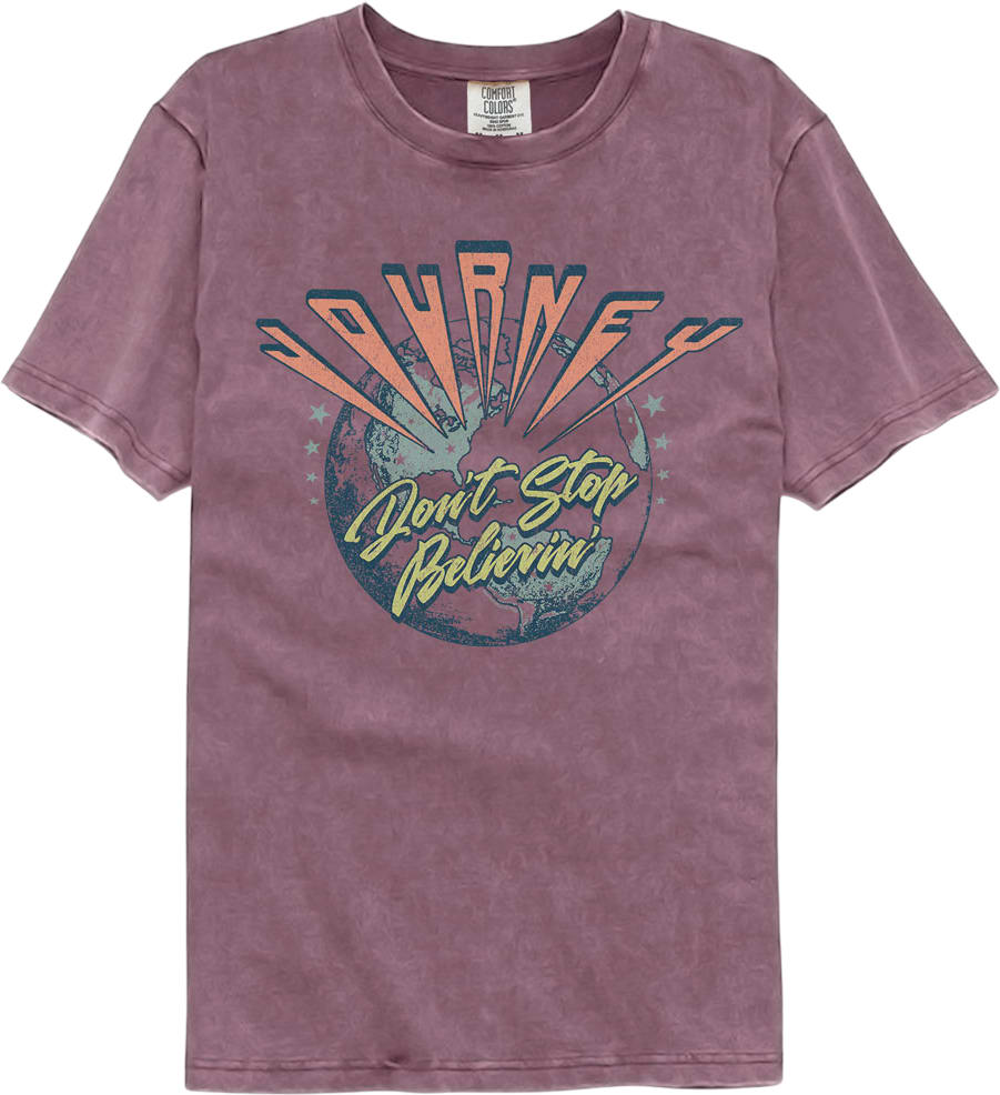 Don't Stop Believin' Journey Comfort Colors Brand T-Shirt