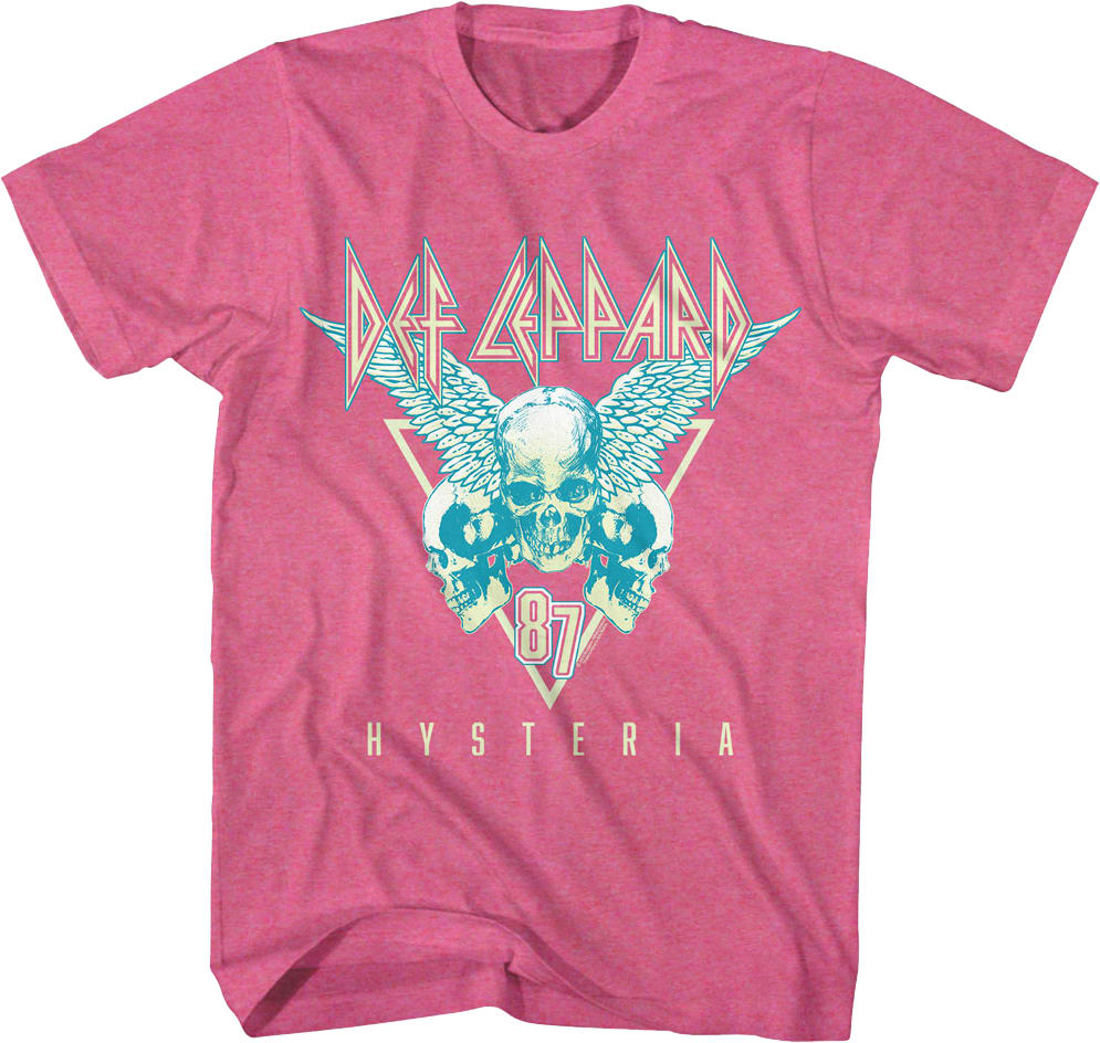 Hysteria Skulls Def Leppard T-Shirt