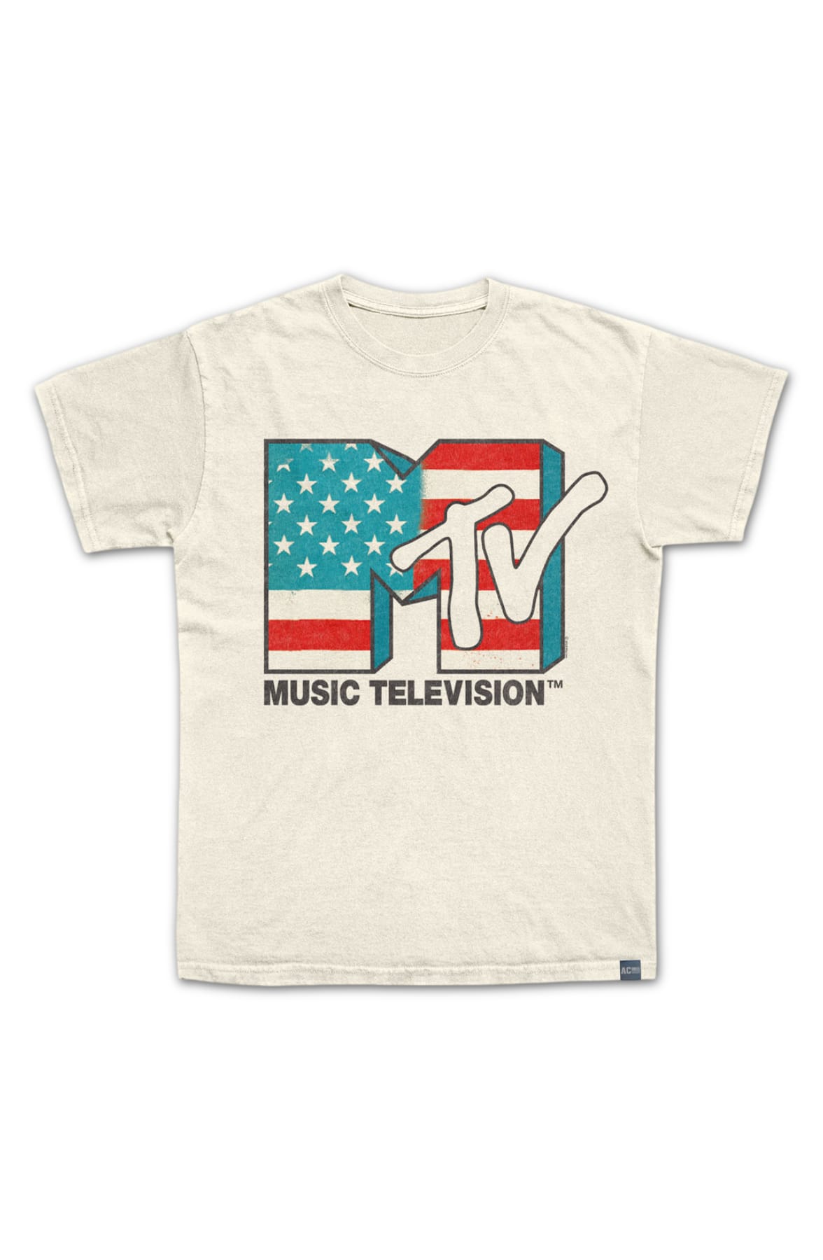 Made In USA MTV American Flag T-Shirt