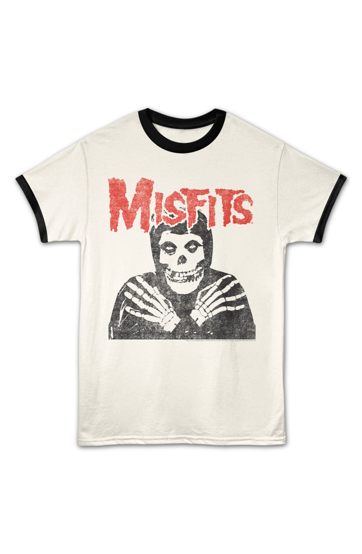 Misfits Crossed Arms Ringer Shirt Misfits Crossed Arms Ringer Shirt