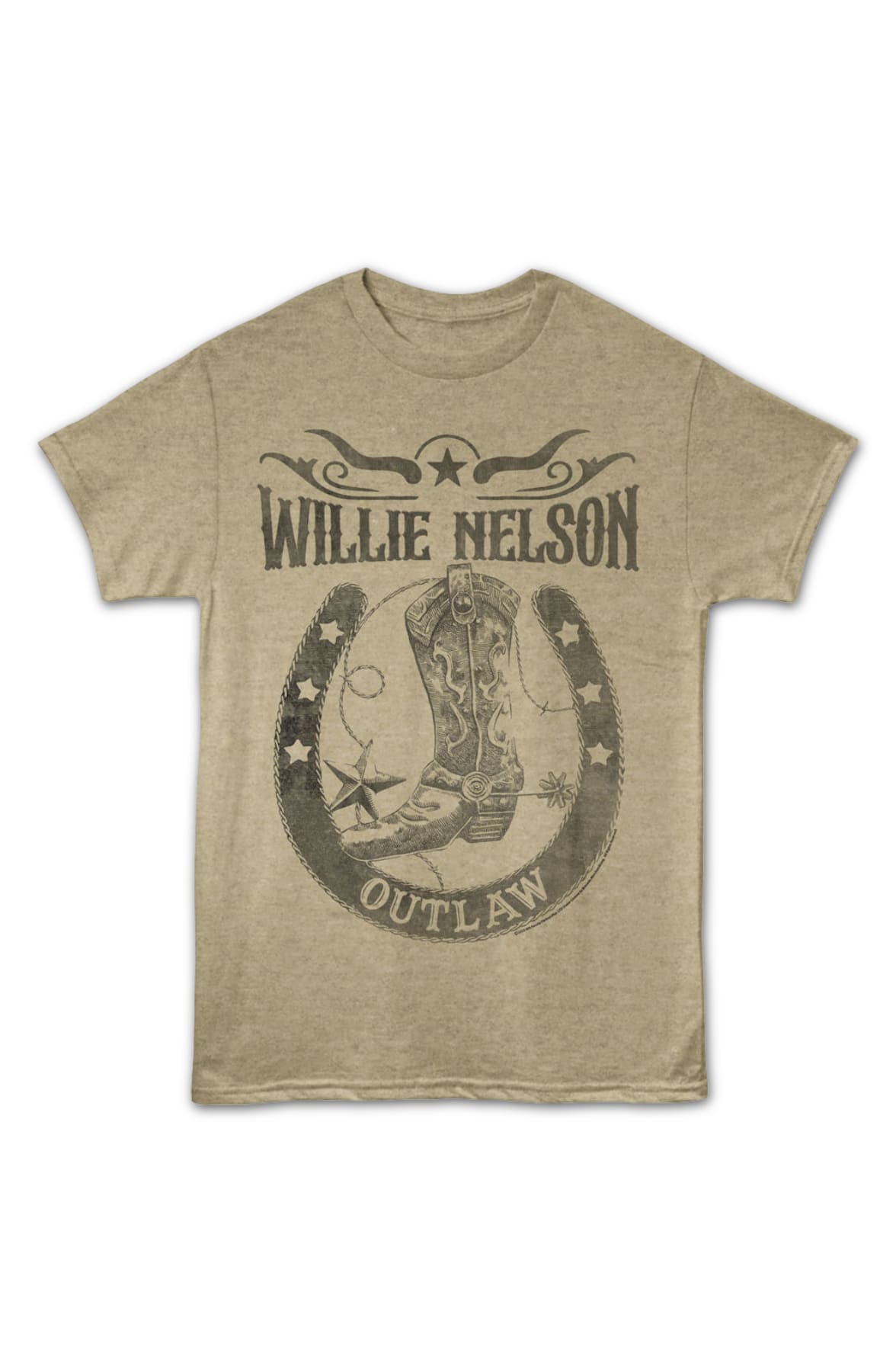 Outlaw Horseshoe Willie Nelson T-Shirt Outlaw Horseshoe Willie Nelson T-Shirt