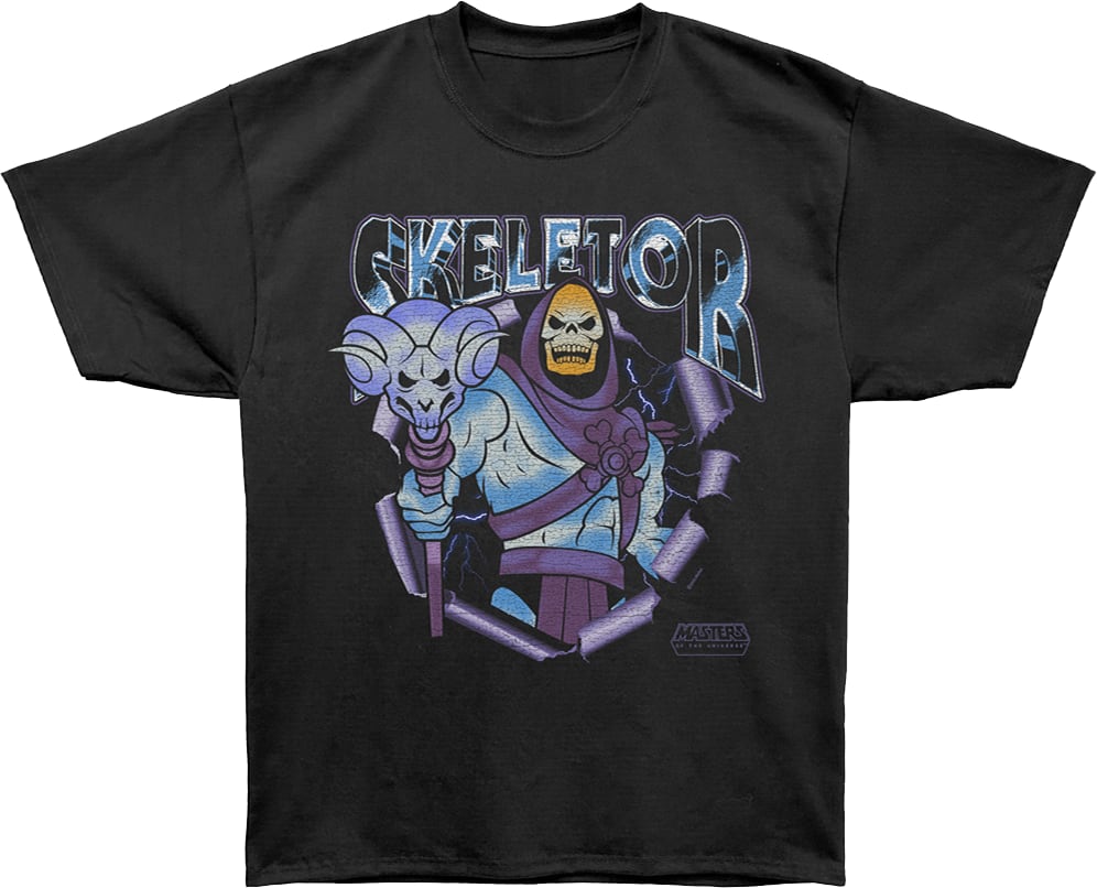 Skeletor Evil Pose Masters Of The Universe Oversized T-Shirt