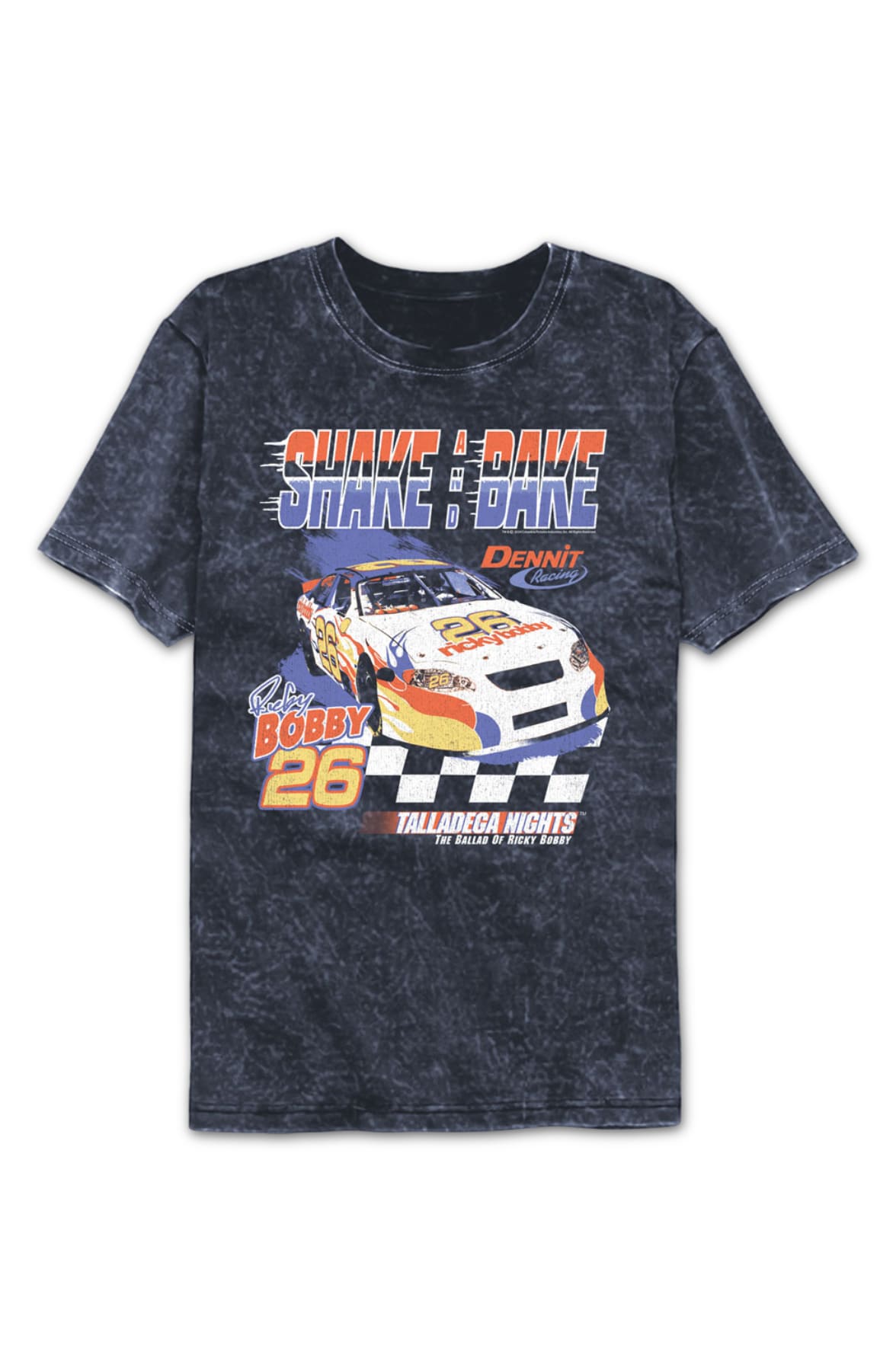Shake And Bake Talladega Nights Mineral Wash T-Shirt Shake And Bake Talladega Nights Mineral Wash T-Shirt