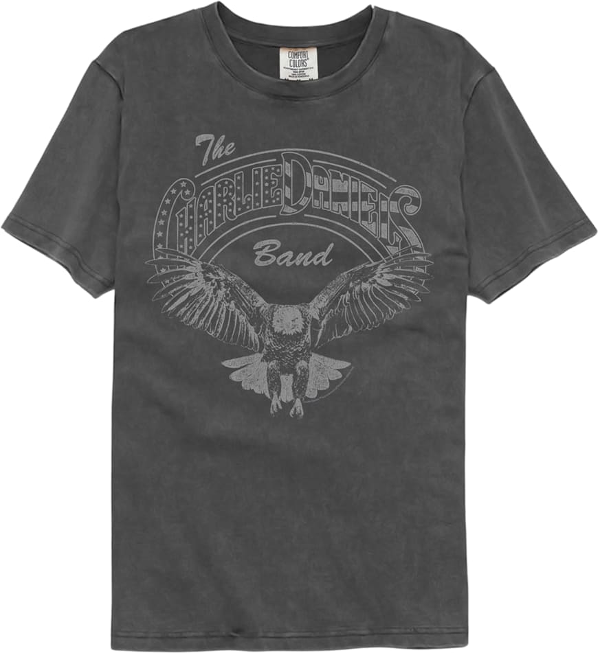 Star Stripes Eagle Charlie Daniels Comfort Colors Brand T-Shirt