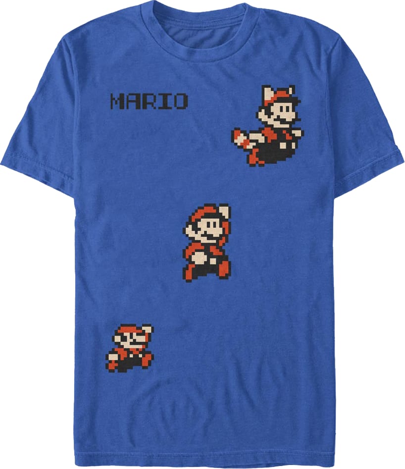 Run, Jump, Fly Super Mario Bros. T-Shirt