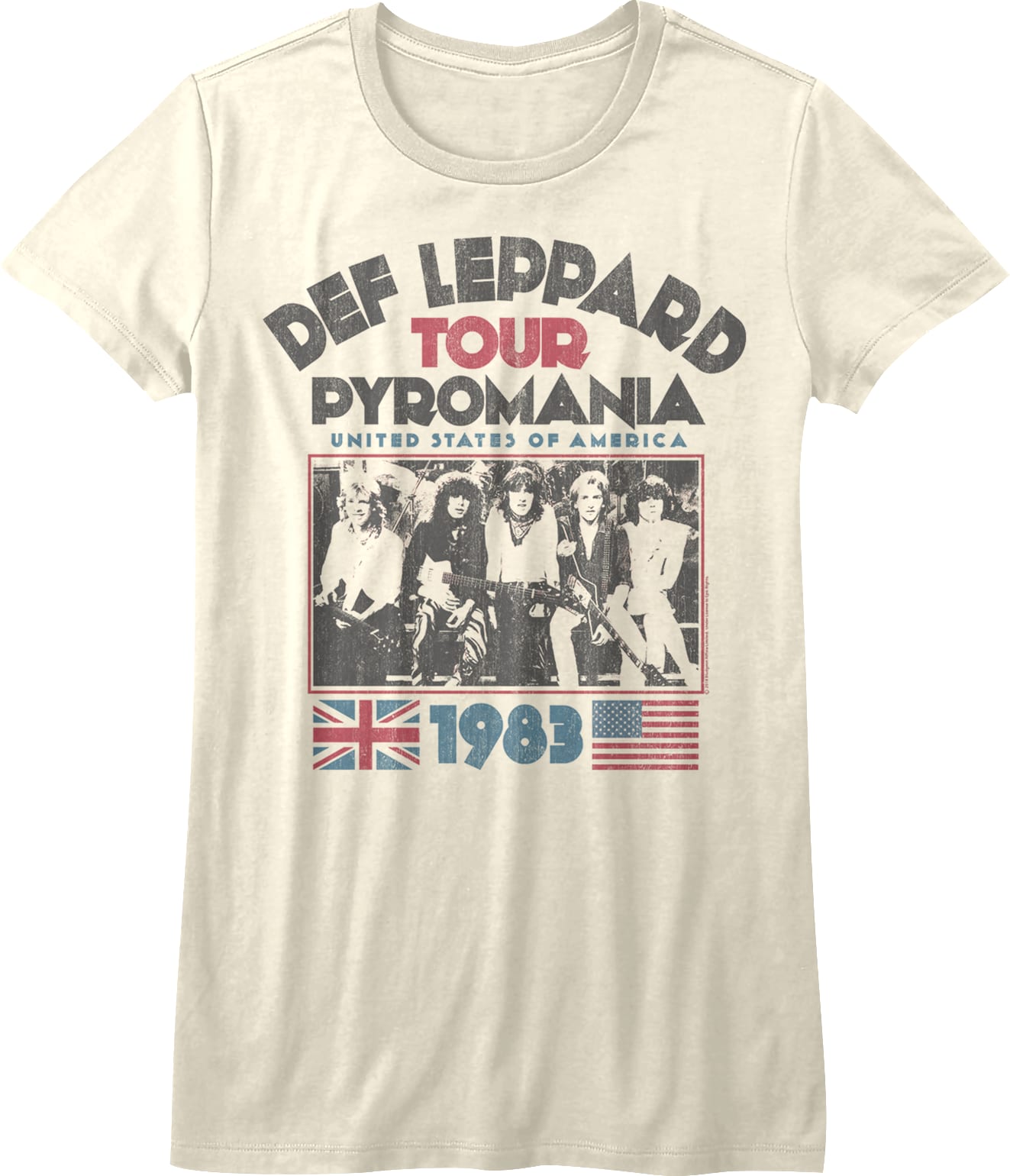 Womens 1983 Tour Def Leppard Shirt