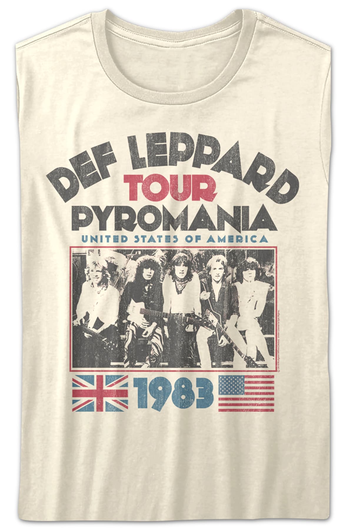 Womens 1983 Tour Def Leppard Shirt