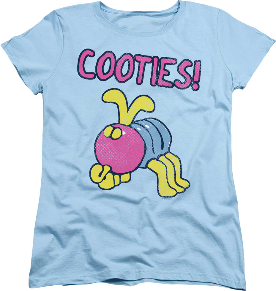 Womens Blue Cooties Shirt