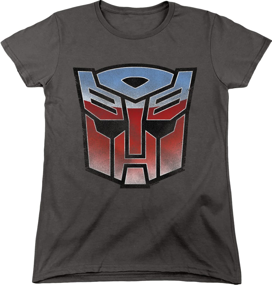 Womens Classic Autobots Logo Transformers Shirt