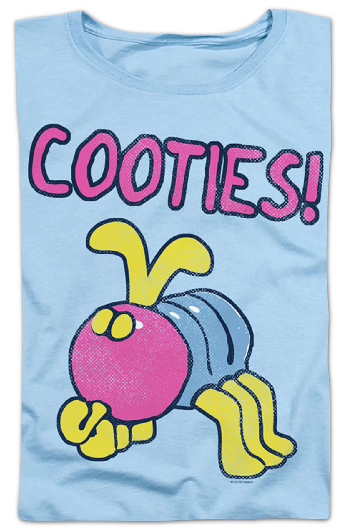 Womens Blue Cooties Shirt Womens Blue Cooties Shirt