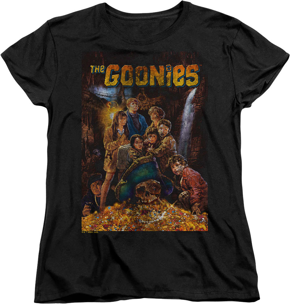 Womens Distressed Poster Goonies Shirt