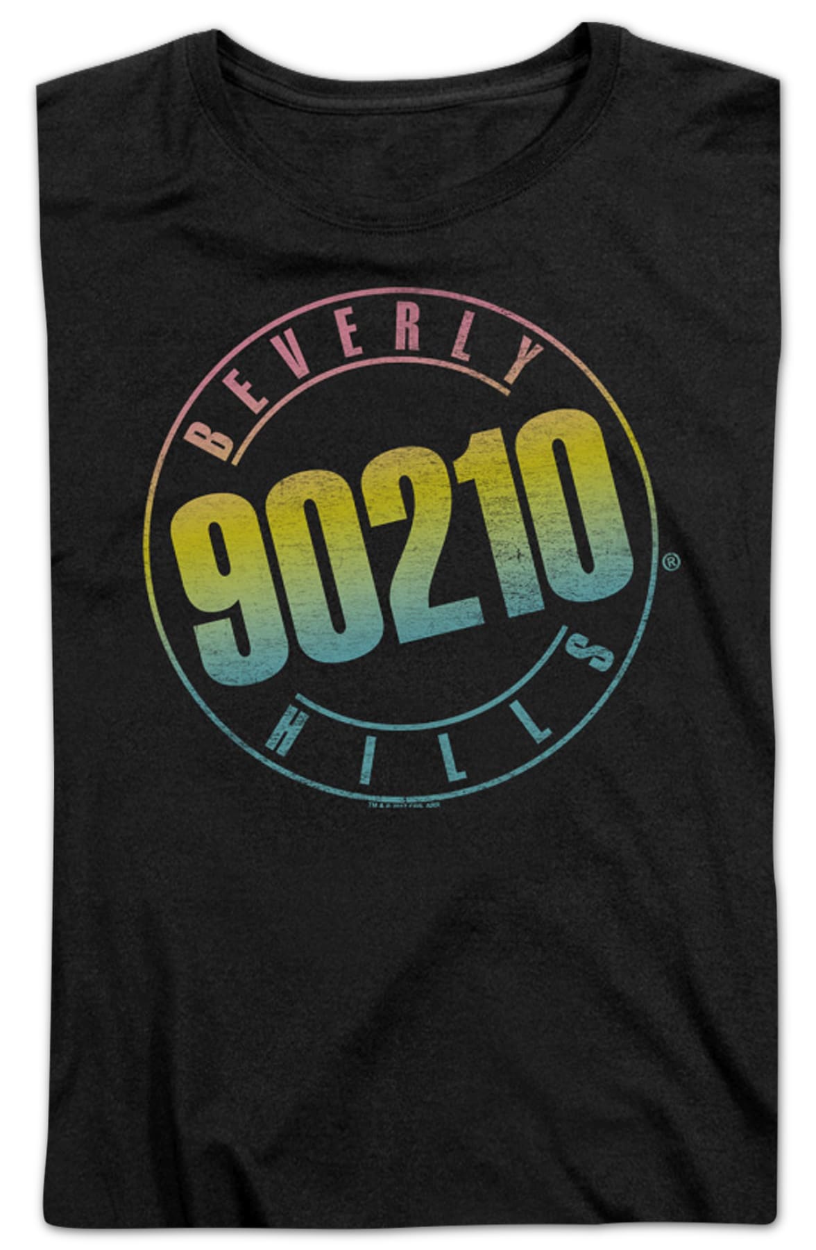 Womens Neon Logo Beverly Hills 90210 Shirt Womens Neon Logo Beverly Hills 90210 Shirt