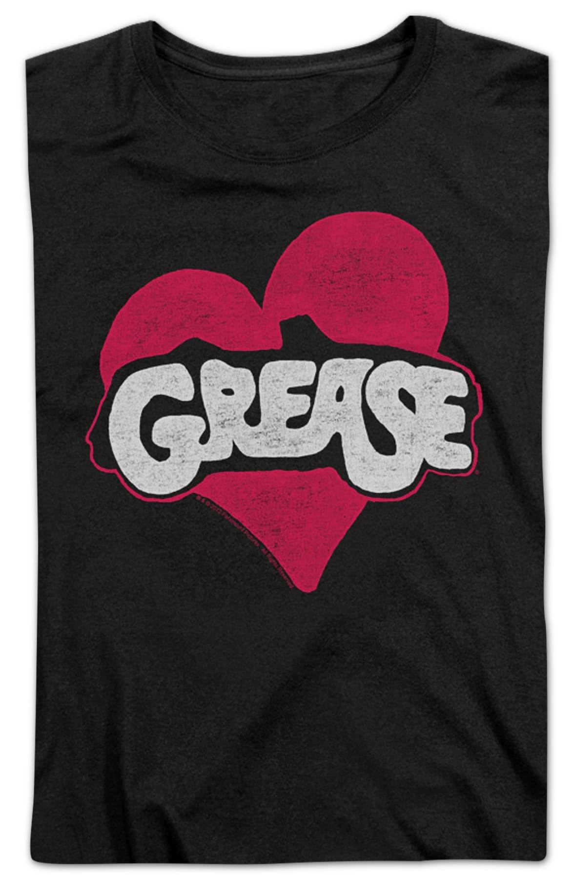 Womens Heart Grease Shirt Womens Heart Grease Shirt