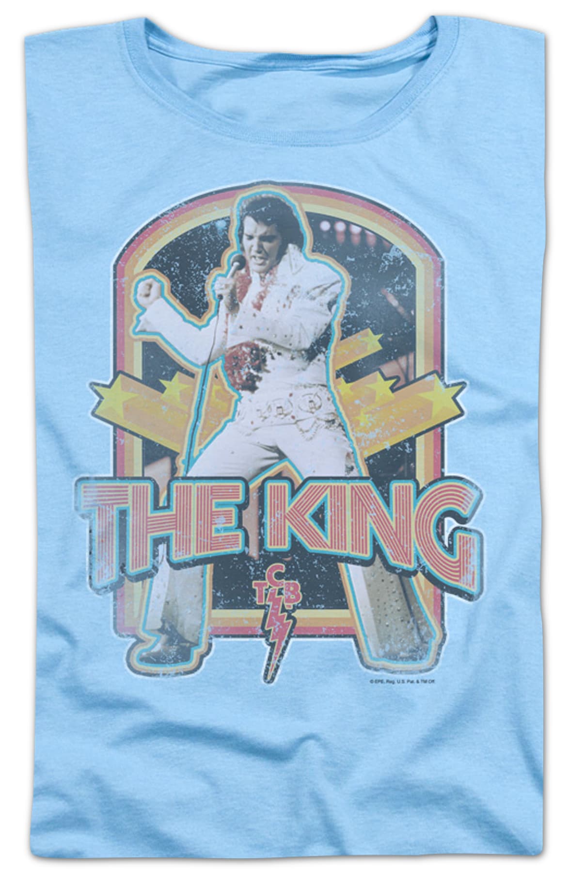 Womens Retro The King Elvis Presley Shirt Womens Retro The King Elvis Presley Shirt