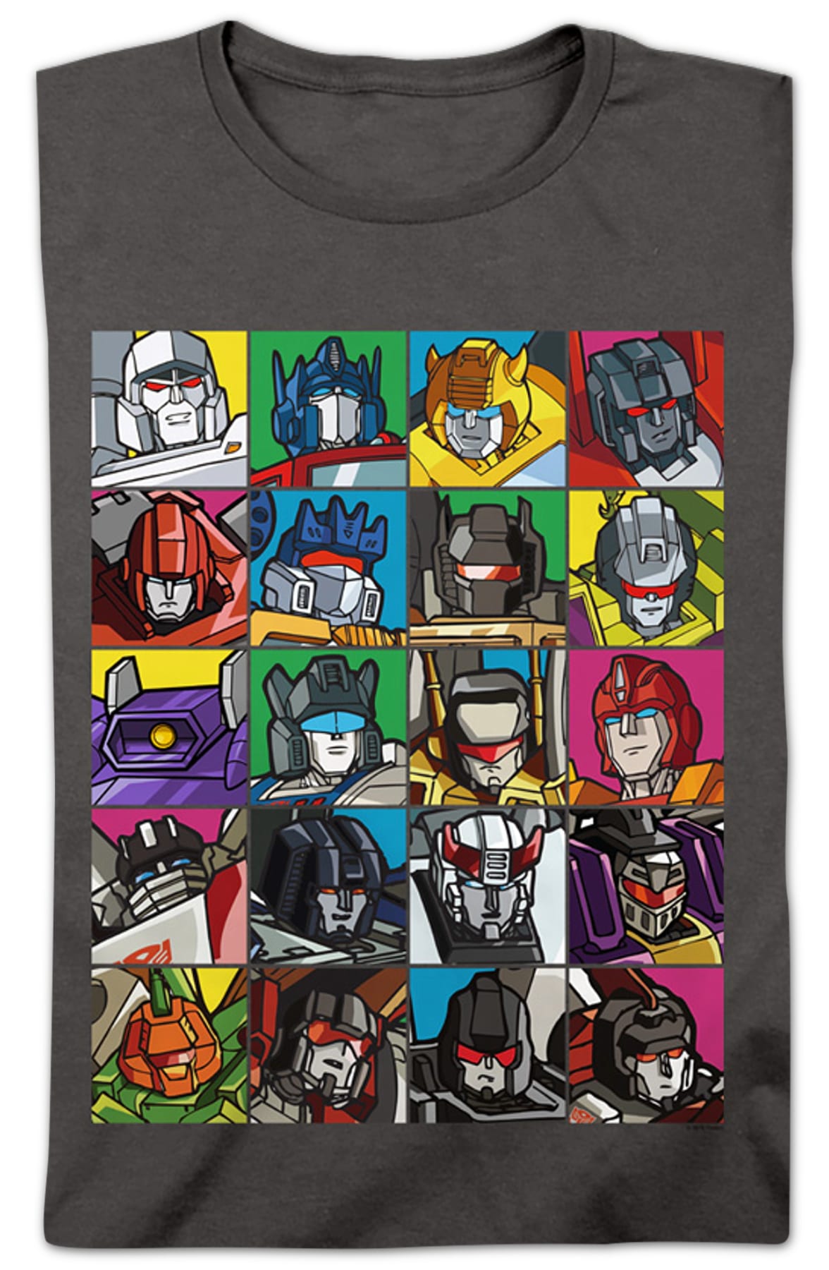 Womens Robot Collage Transformers Shirt