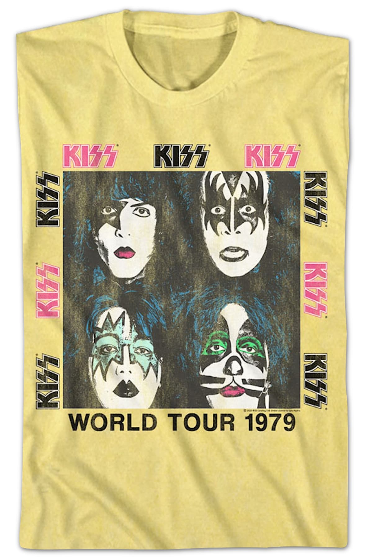 World Tour 1979 KISS T-Shirt World Tour 1979 KISS T-Shirt