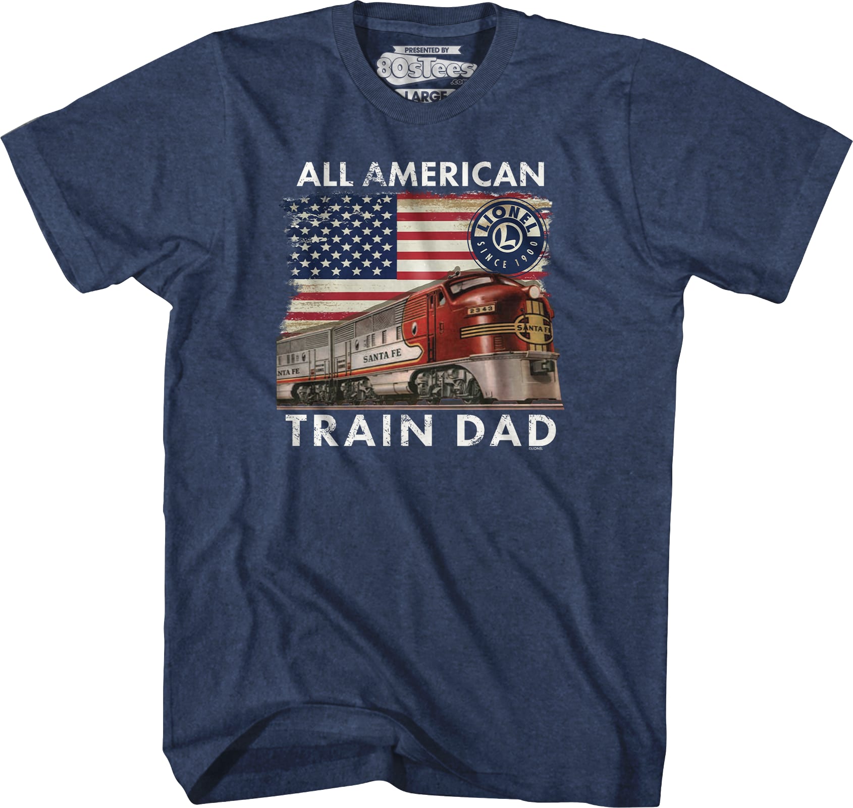All American Train Dad Lionel Trains T-Shirt All American Train Dad Lionel Trains T-Shirt