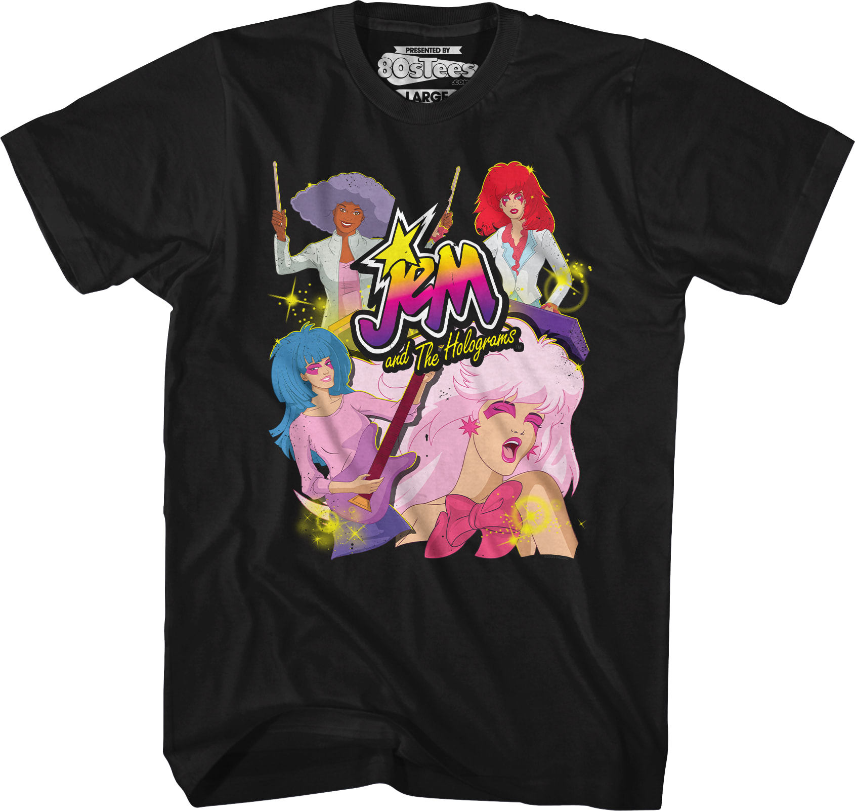 Band Collage Jem And The Holograms T-Shirt