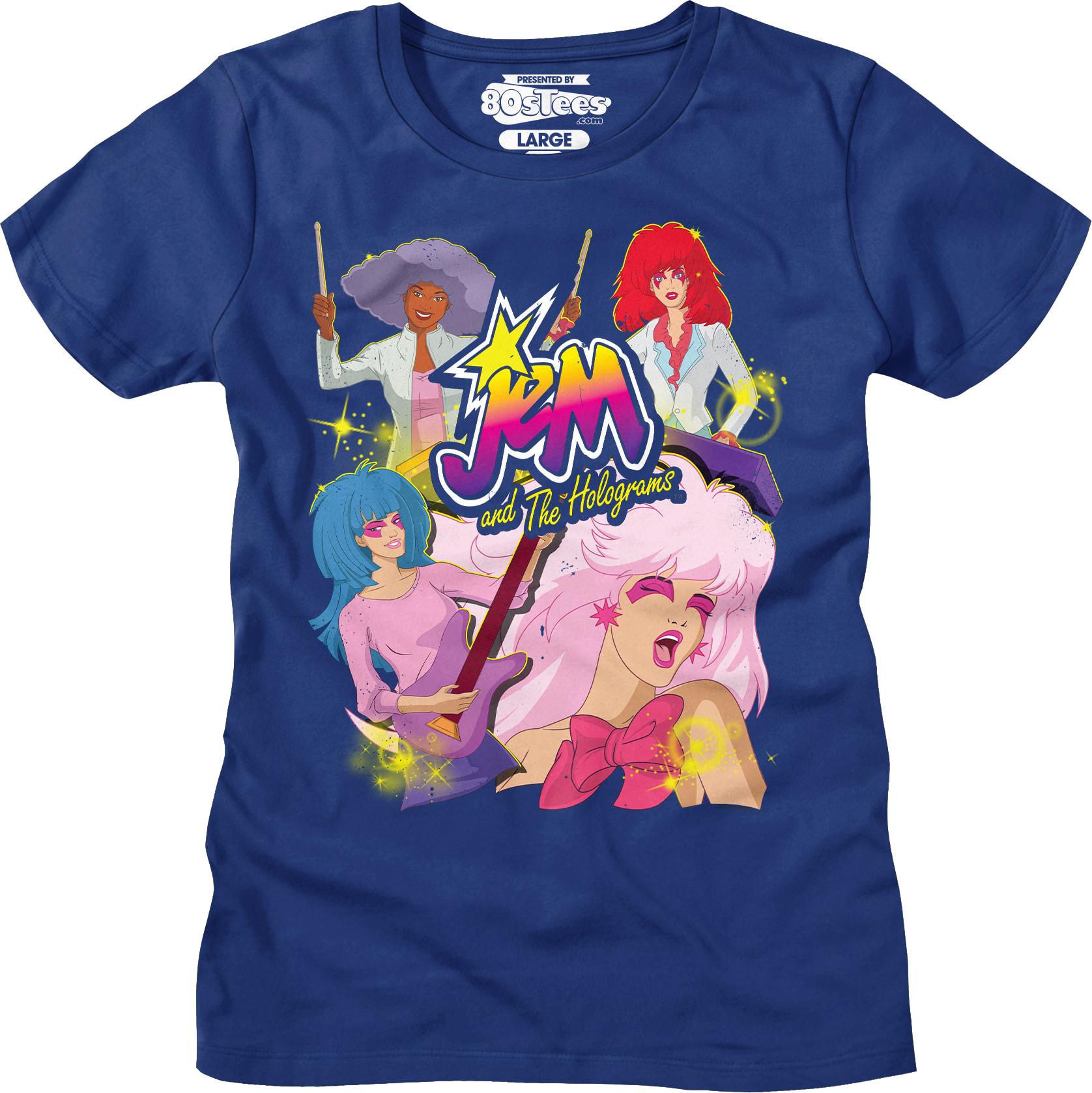 Band Collage Jem And The Holograms T-Shirt Band Collage Jem And The Holograms T-Shirt
