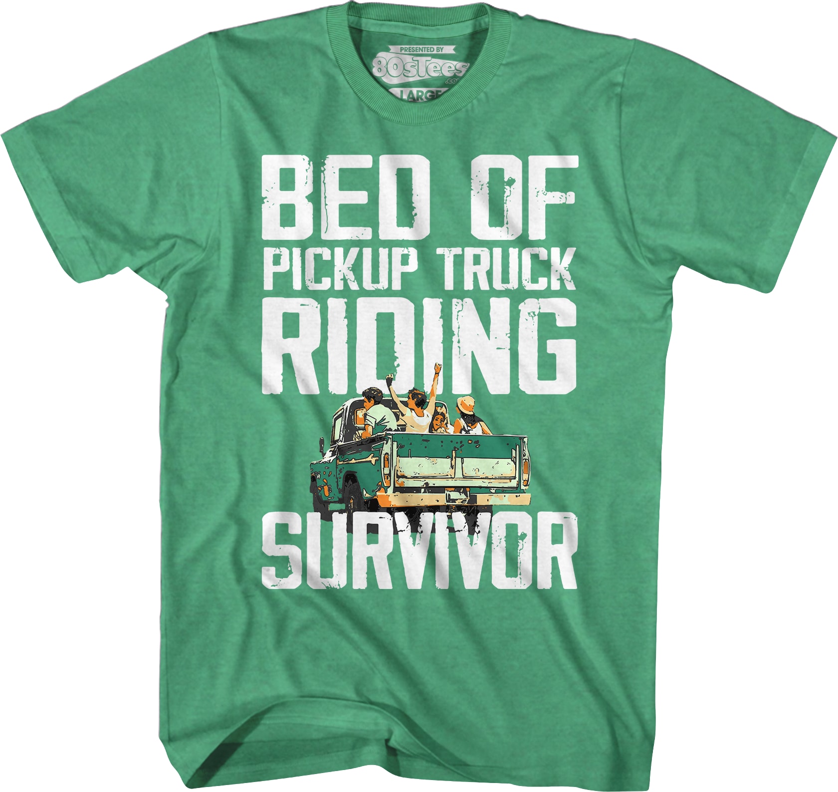 Bed Of Pickup Truck Riding Survivor T-Shirt Bed Of Pickup Truck Riding Survivor T-Shirt