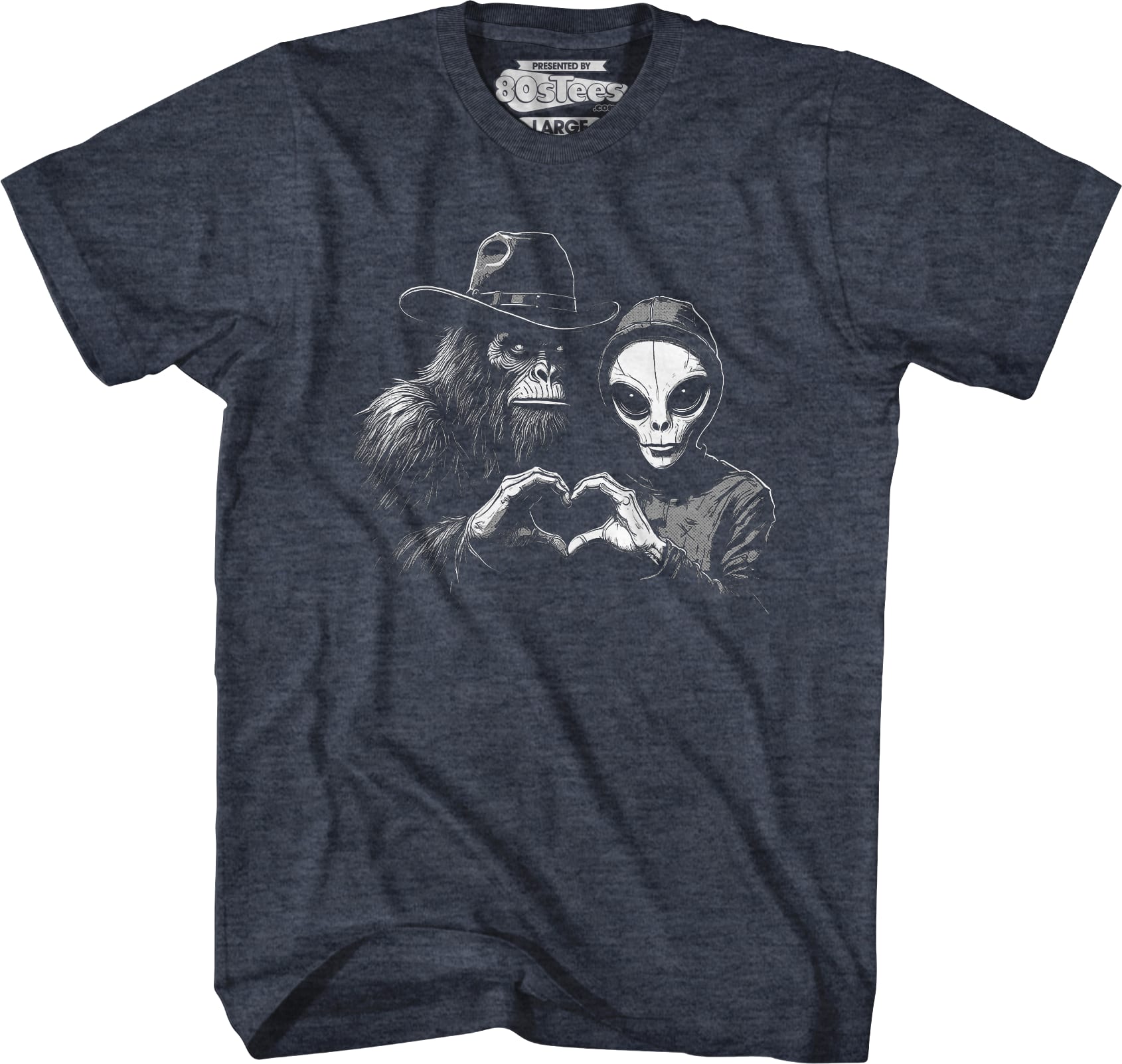 Bigfoot & Alien Love T-Shirt