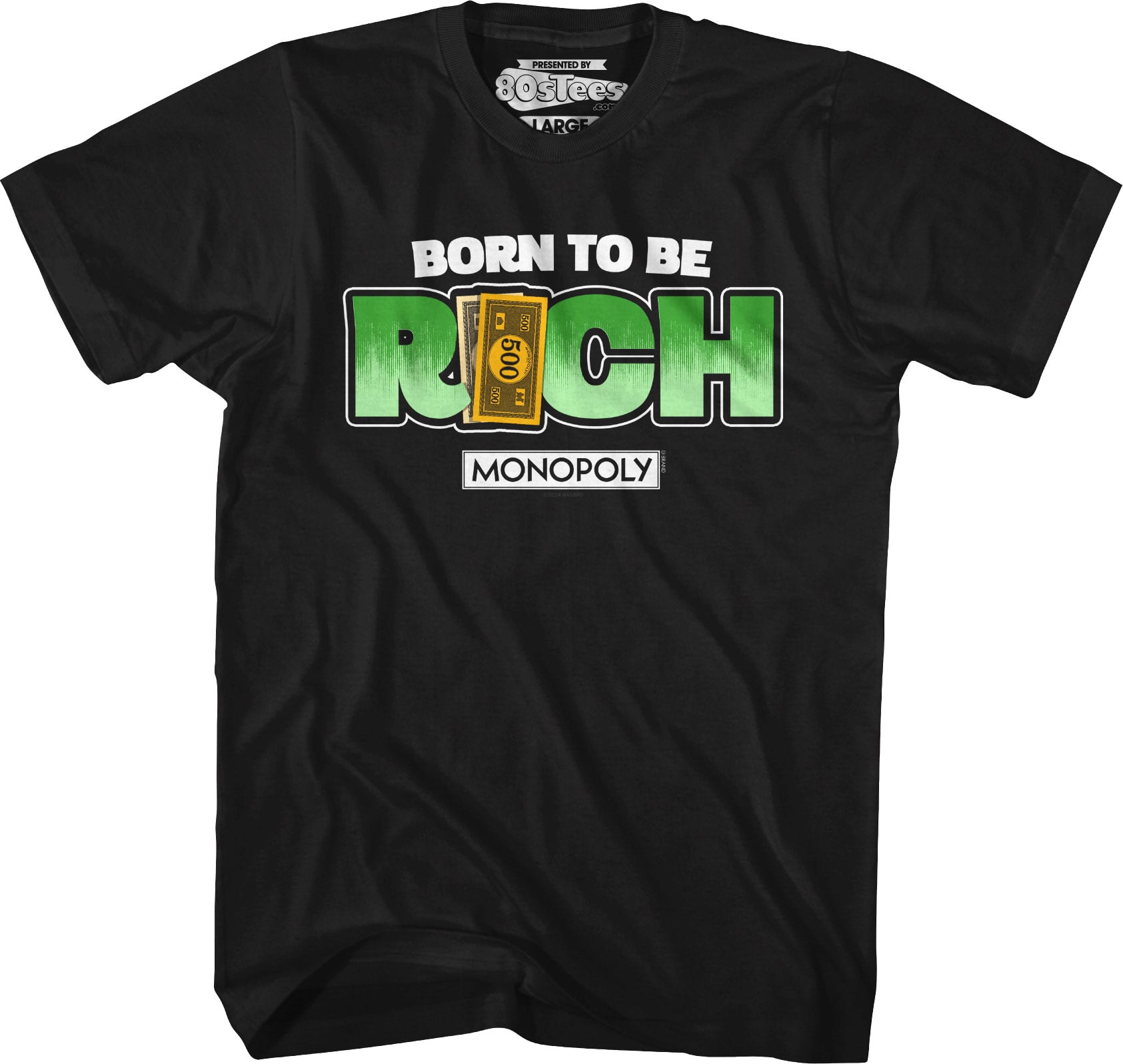 Born To Be Rich Monopoly T-Shirt