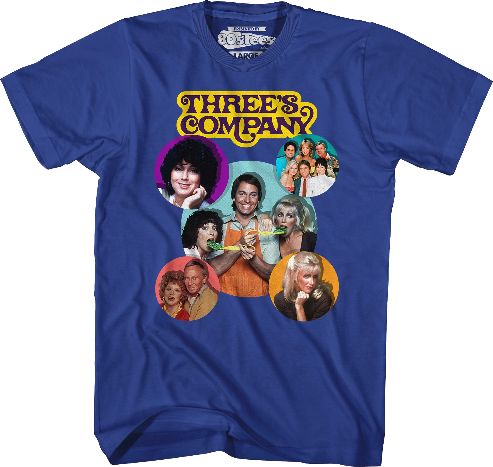Cast Collage Three's Company T-Shirt