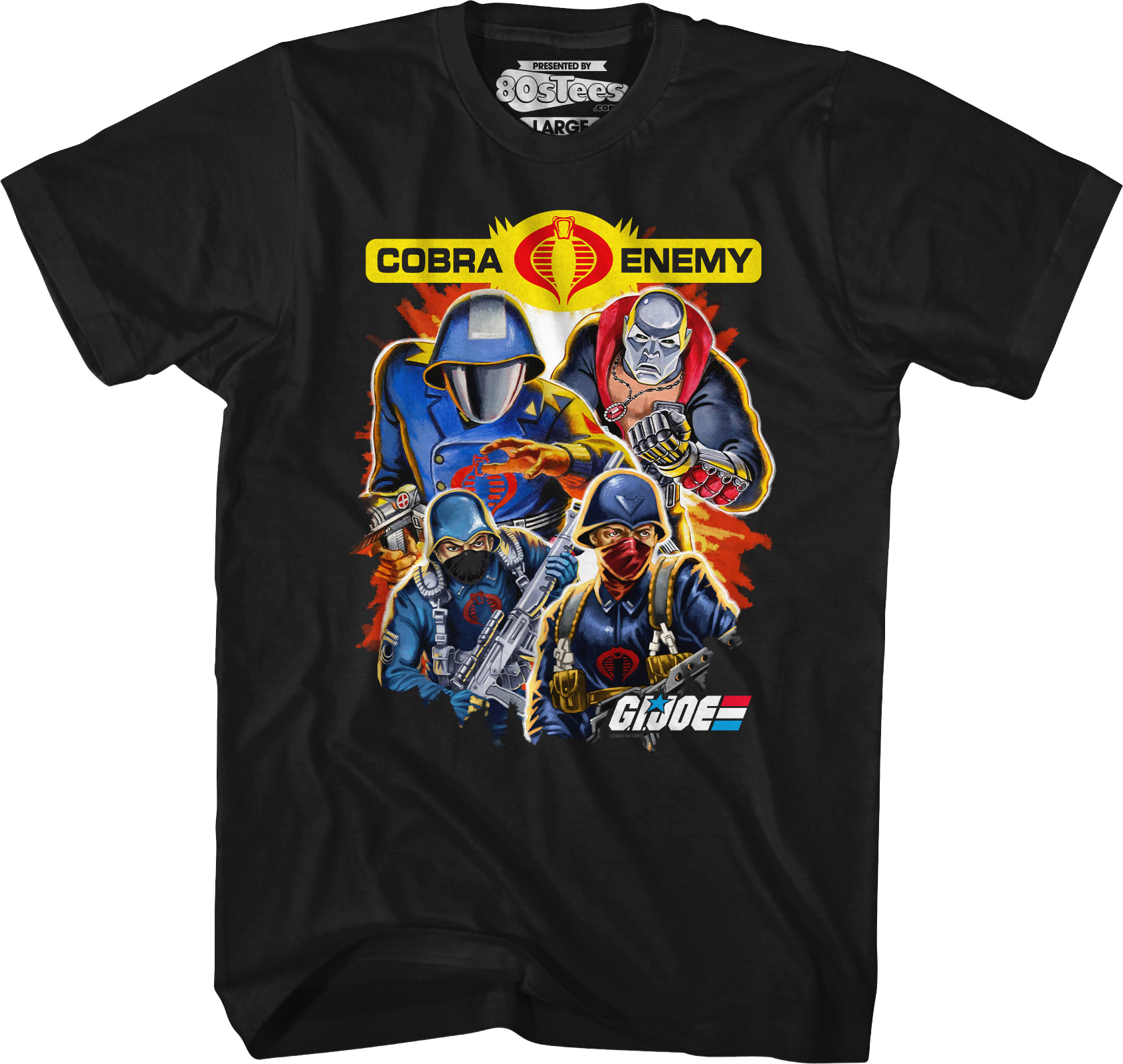 Cobra Enemy Collage GI Joe T-Shirt