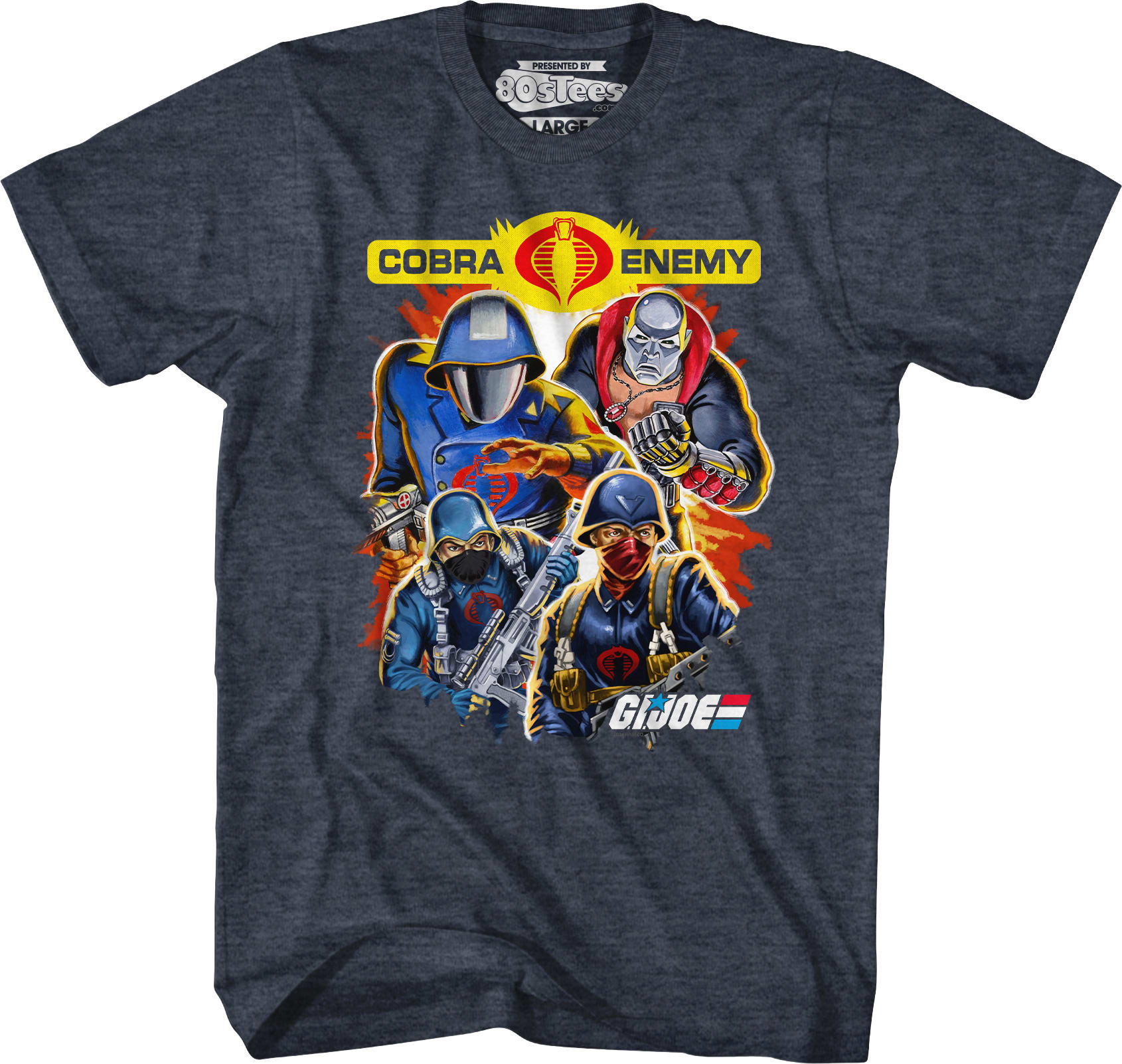 Cobra Enemy Collage GI Joe T-Shirt Cobra Enemy Collage GI Joe T-Shirt