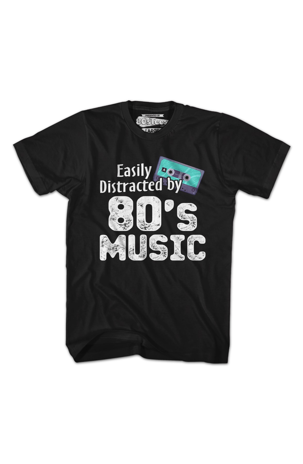 Easily Distracted By 80's Music T-Shirt Easily Distracted By 80's Music T-Shirt
