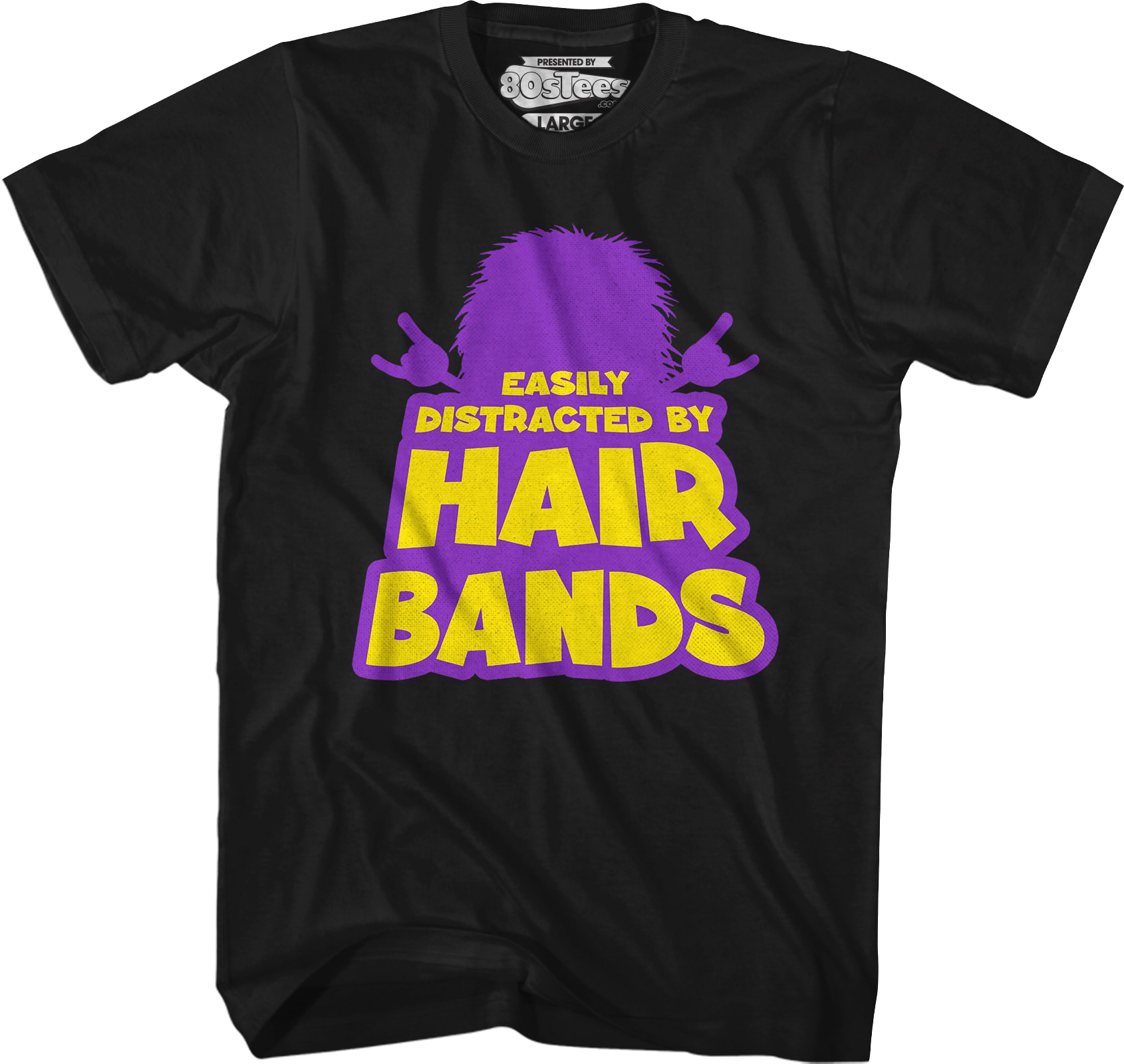 Easily Distracted By Hair Bands T-Shirt