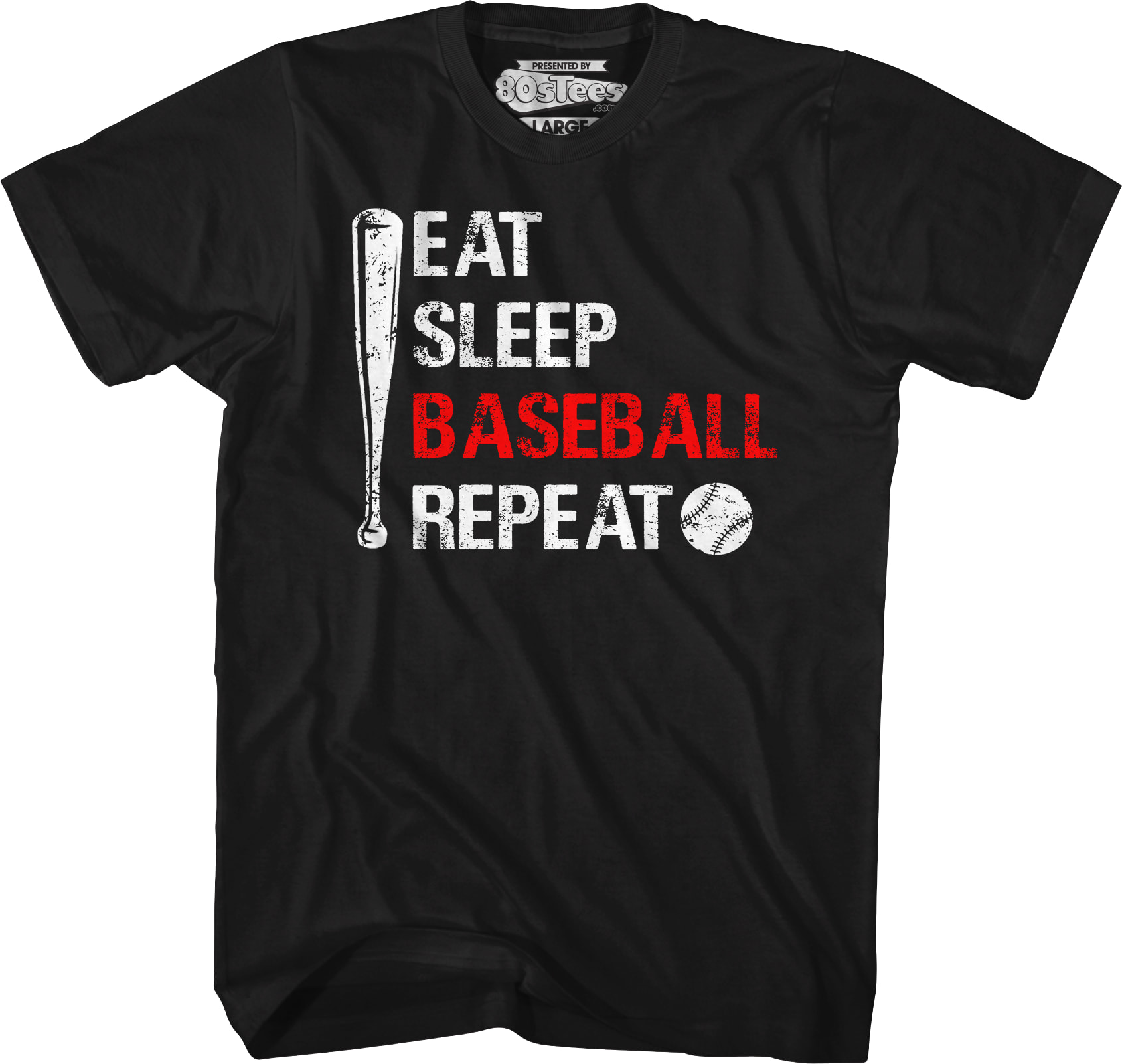 Eat Sleep Baseball Repeat T-Shirt