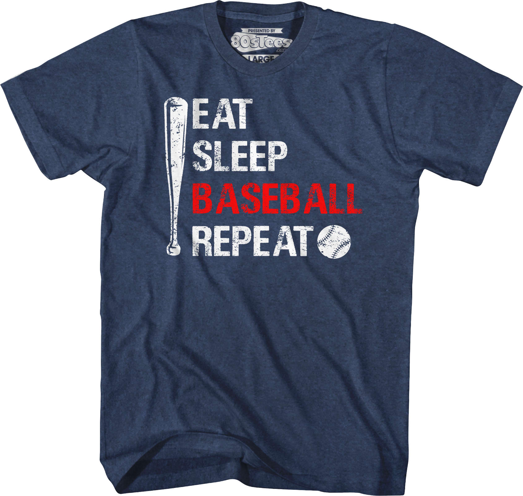 Eat Sleep Baseball Repeat T-Shirt