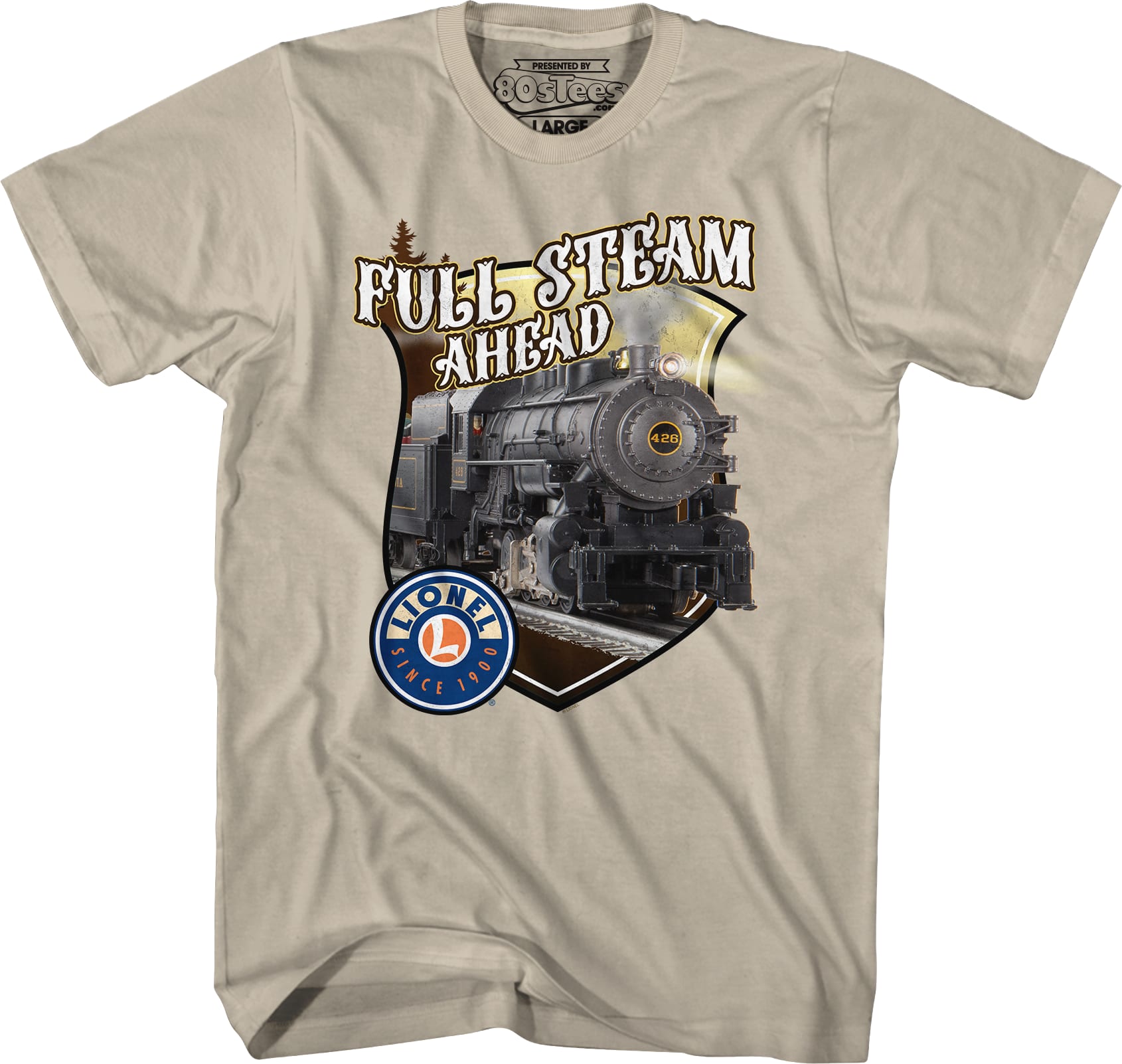 Full Steam Ahead Lionel Trains T-Shirt