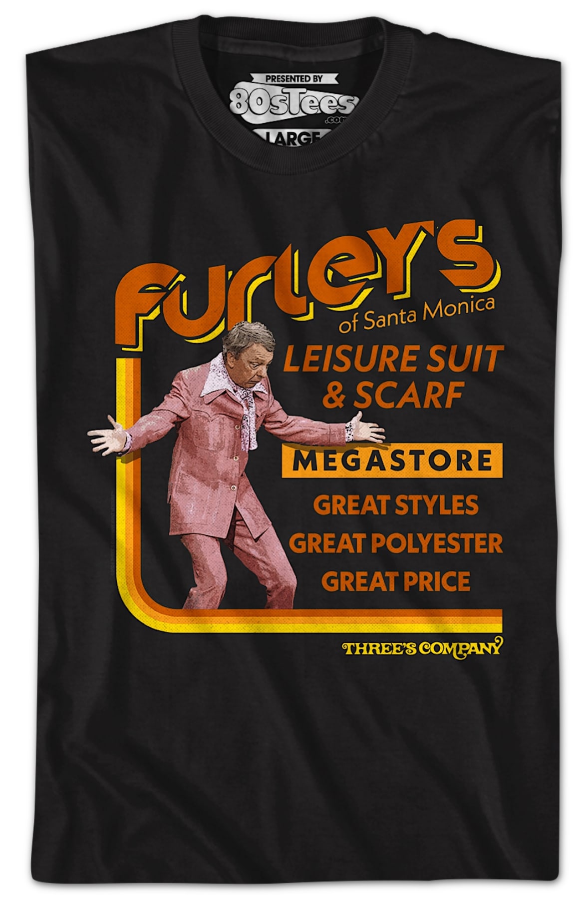 Furley's of Santa Monica Three's Company T-Shirt Furley's of Santa Monica Three's Company T-Shirt