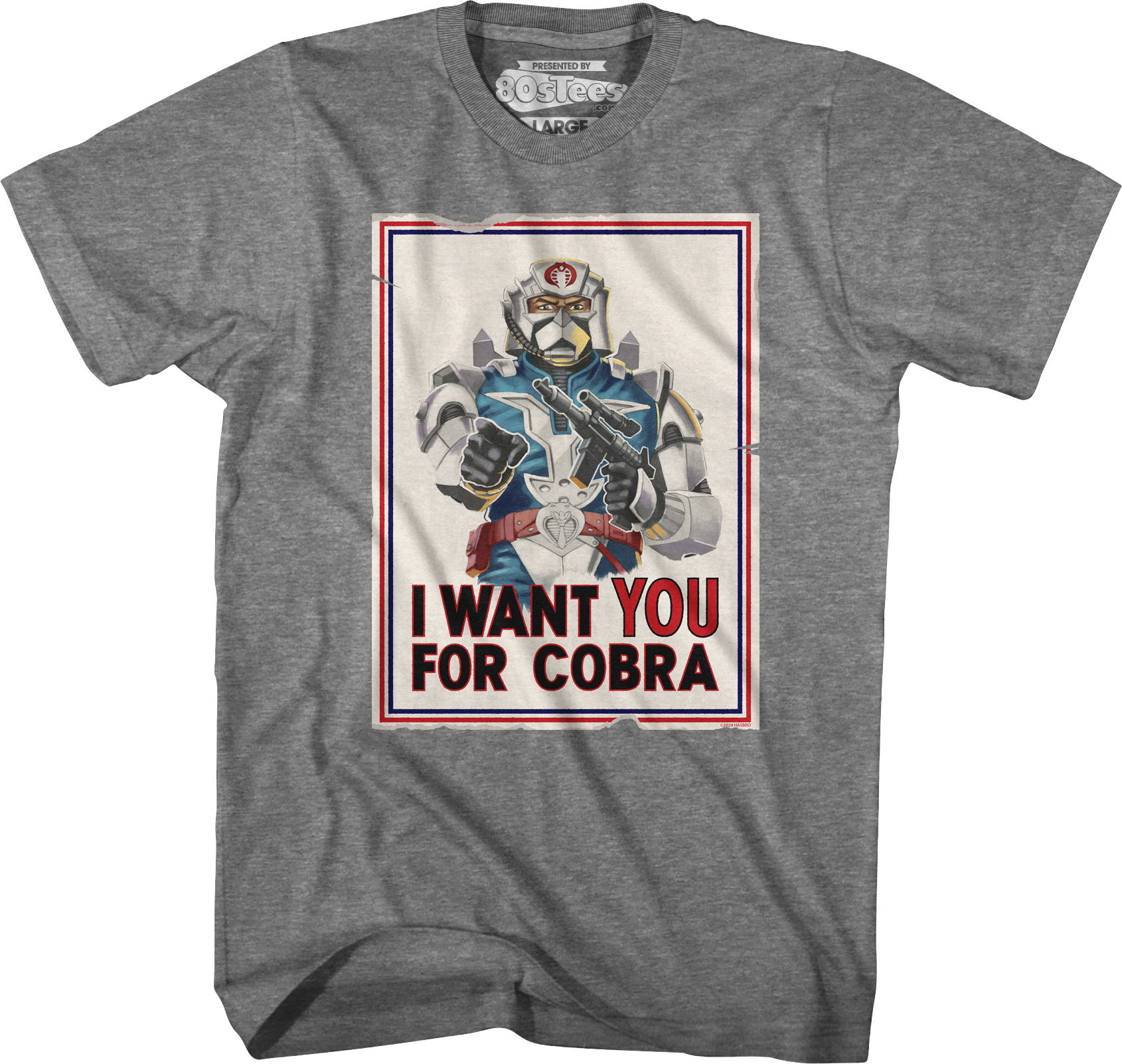 I Want You For Cobra Poster GI Joe T-Shirt I Want You For Cobra Poster GI Joe T-Shirt