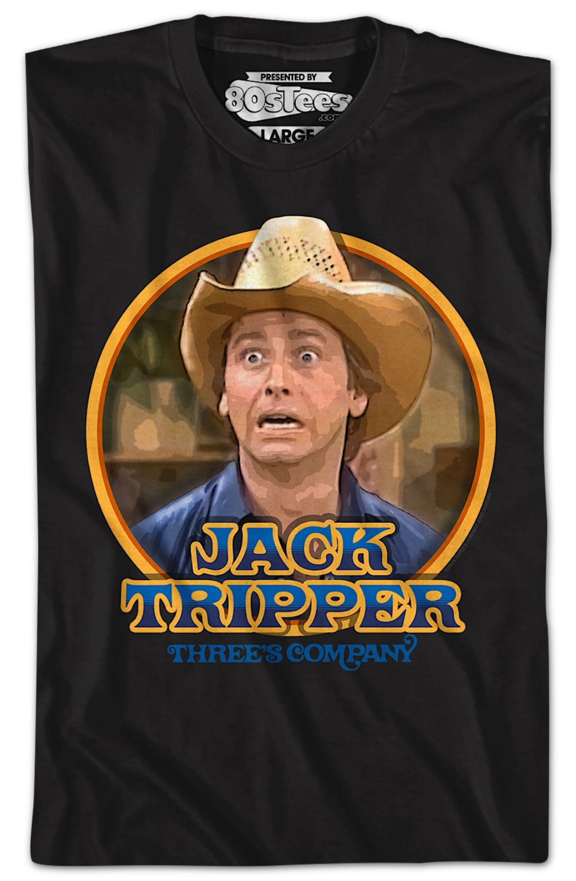 Jack Tripper Circle Three's Company T-Shirt Jack Tripper Circle Three's Company T-Shirt