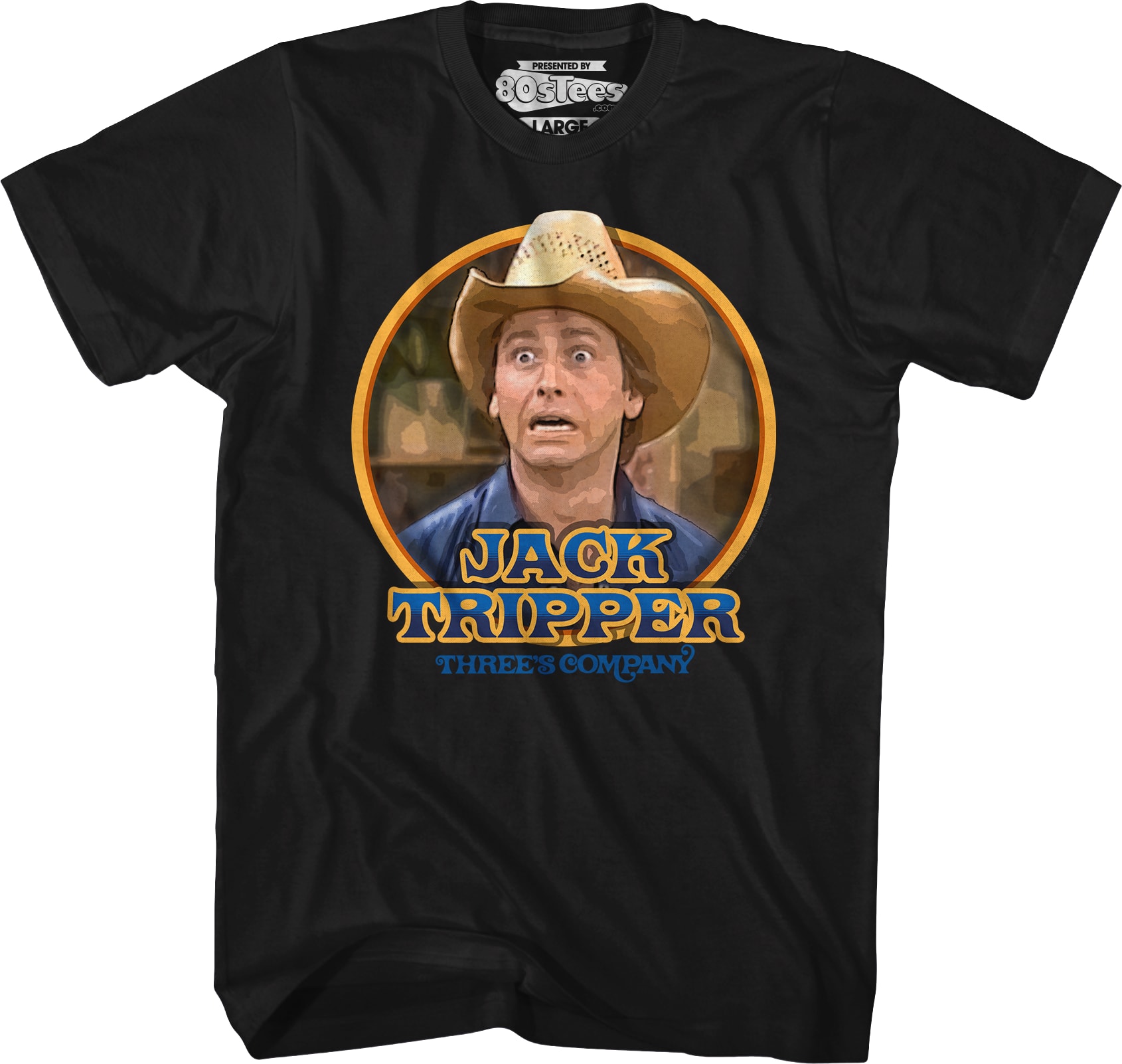 Jack Tripper Circle Three's Company T-Shirt Jack Tripper Circle Three's Company T-Shirt