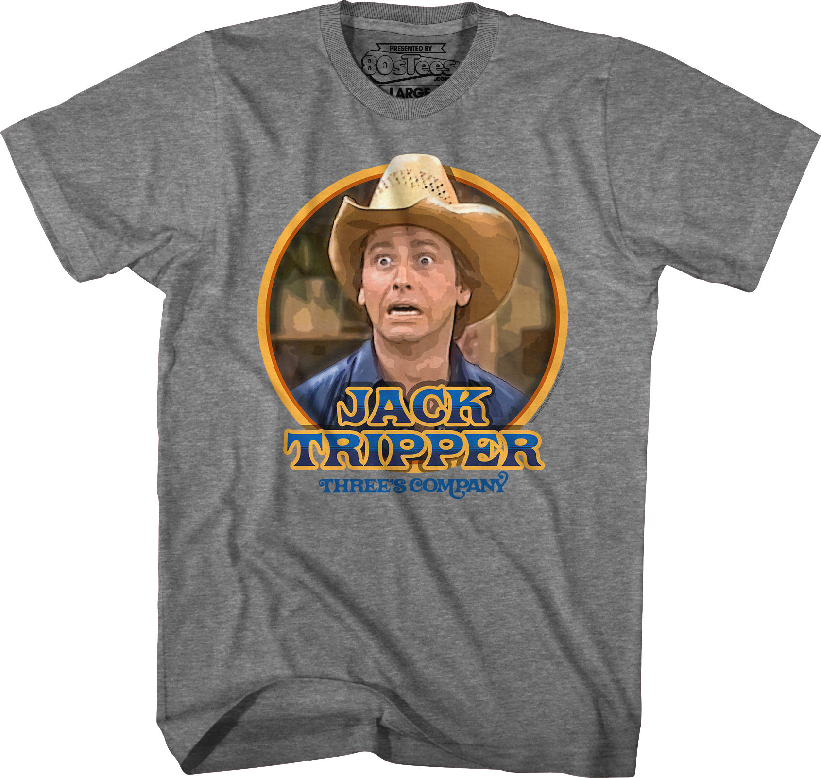 Jack Tripper Circle Three's Company T-Shirt Jack Tripper Circle Three's Company T-Shirt